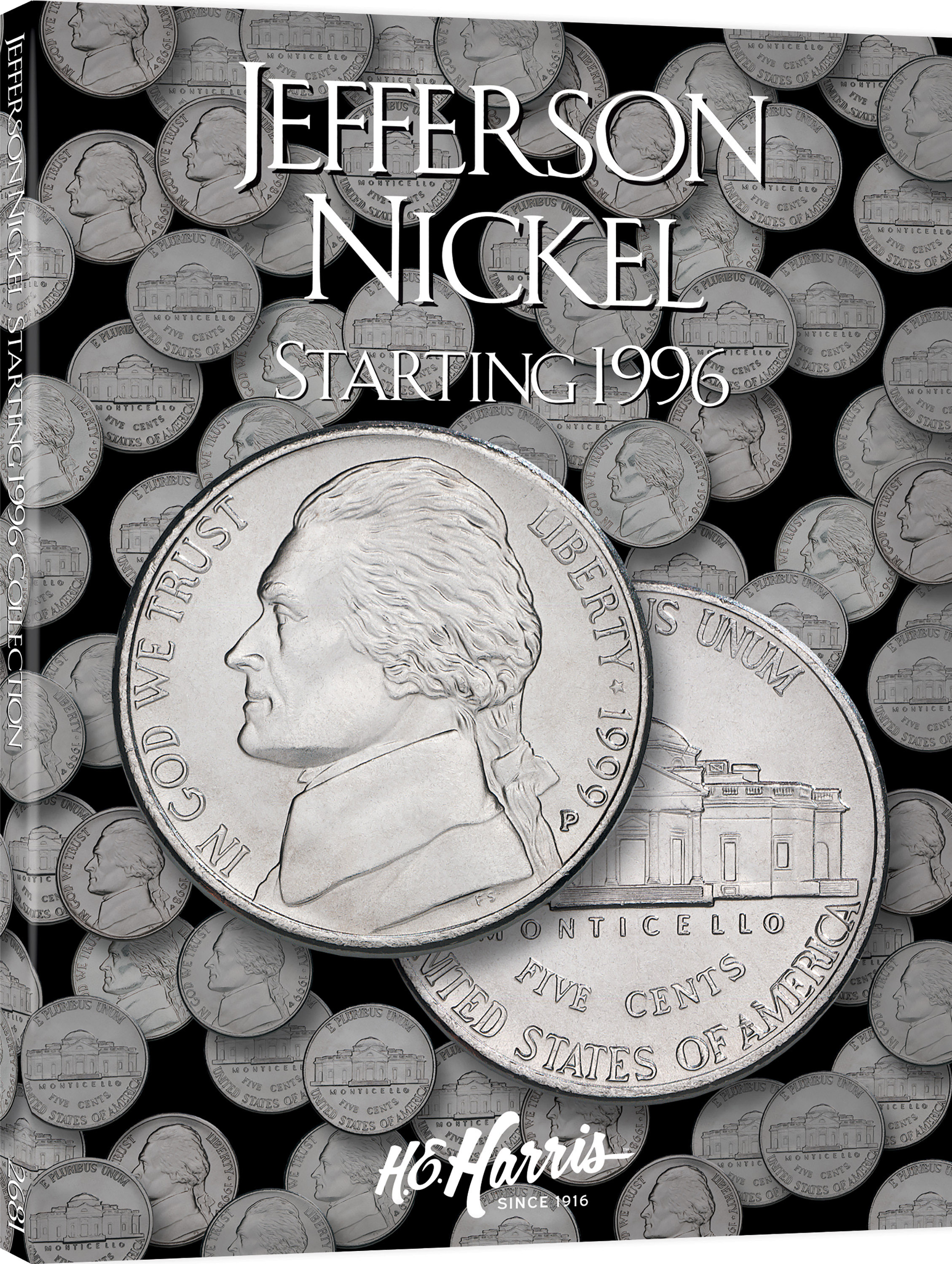 H.E. Harris® Coin Folder - Jefferson Nickels Collection #3: 1996
