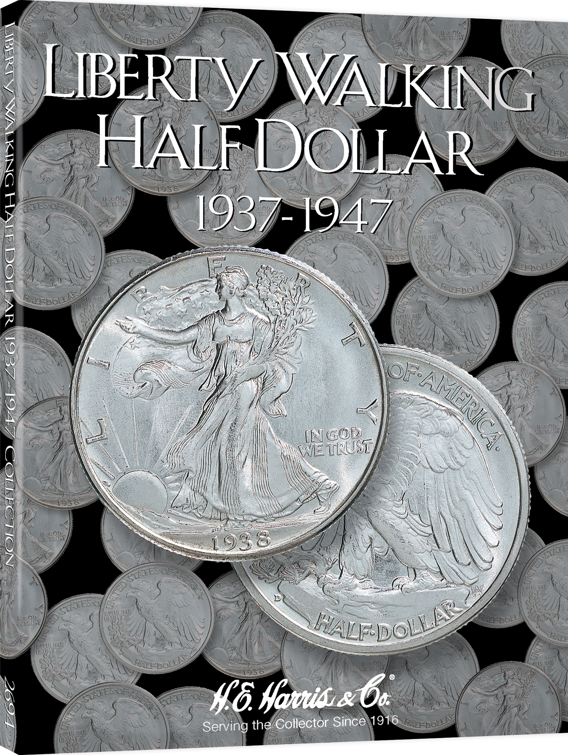 H.E. Harris® Coin Folder – Liberty Walking Half Dollars Collection #2: 1937-1947