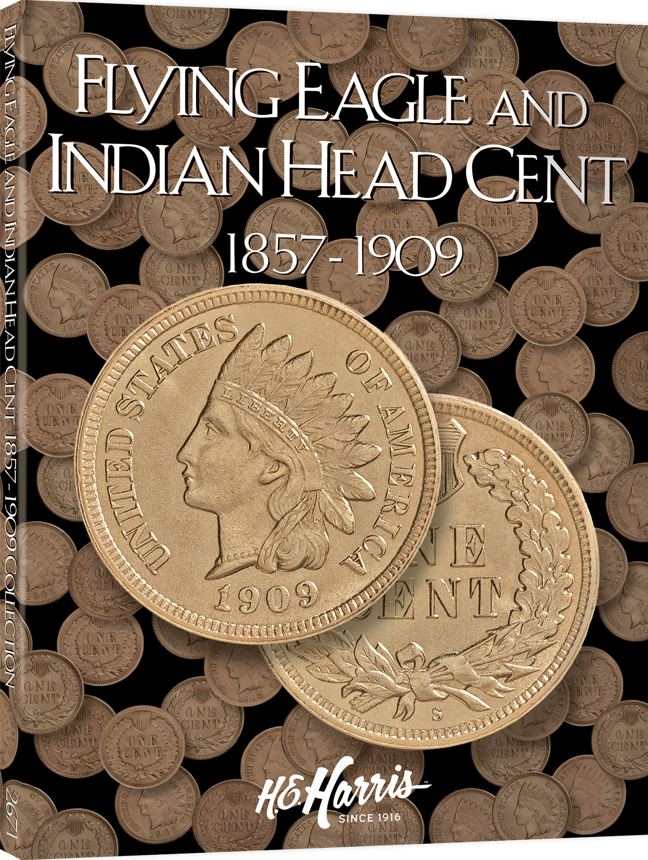 H.E. Harris® Coin Folder – Flying Eagle & Indian Head Cents: 1857-1909