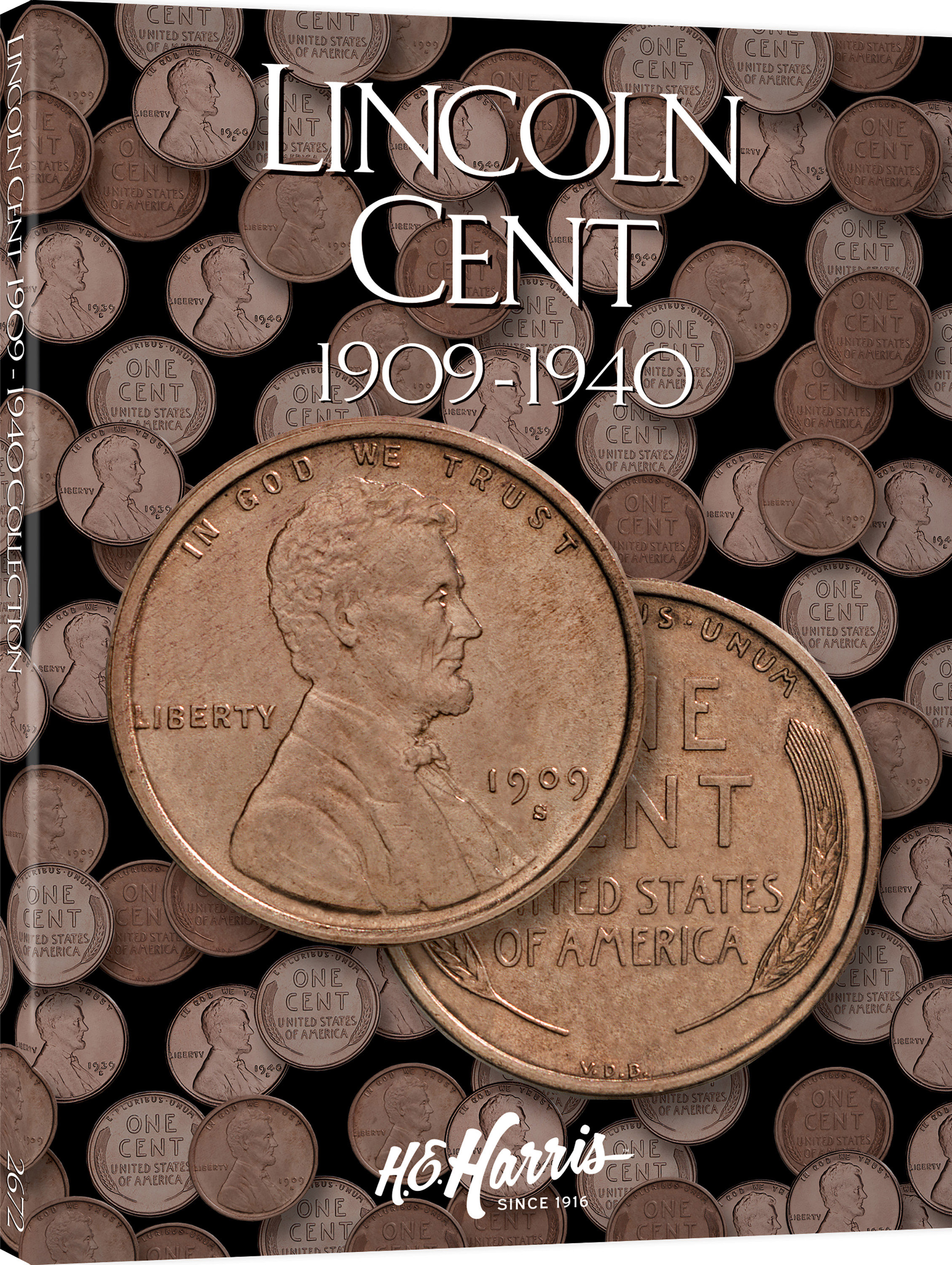 H.E. Harris® Coin Folder – Lincoln Cents Collection #1: 1909-1940