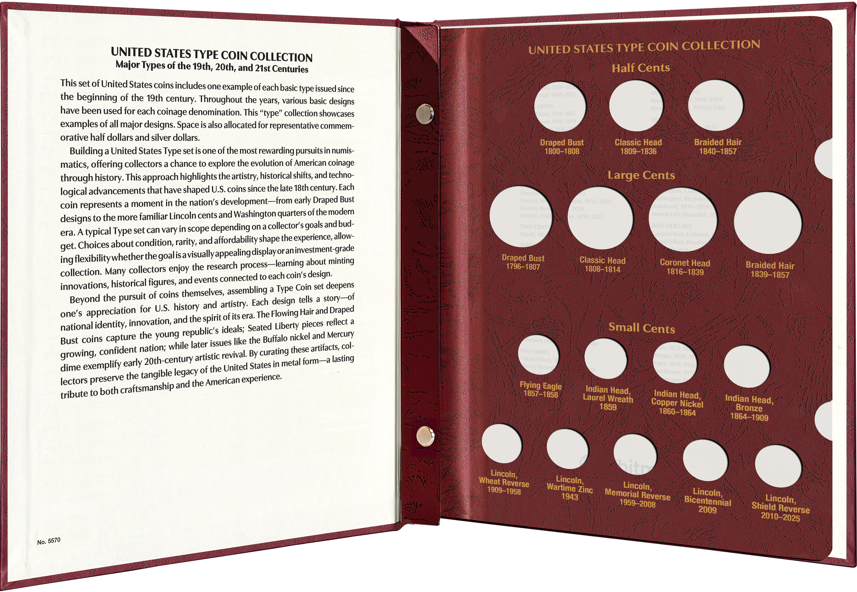Whitman Prestige™ Coin Album – U.S. Type Coin Collection