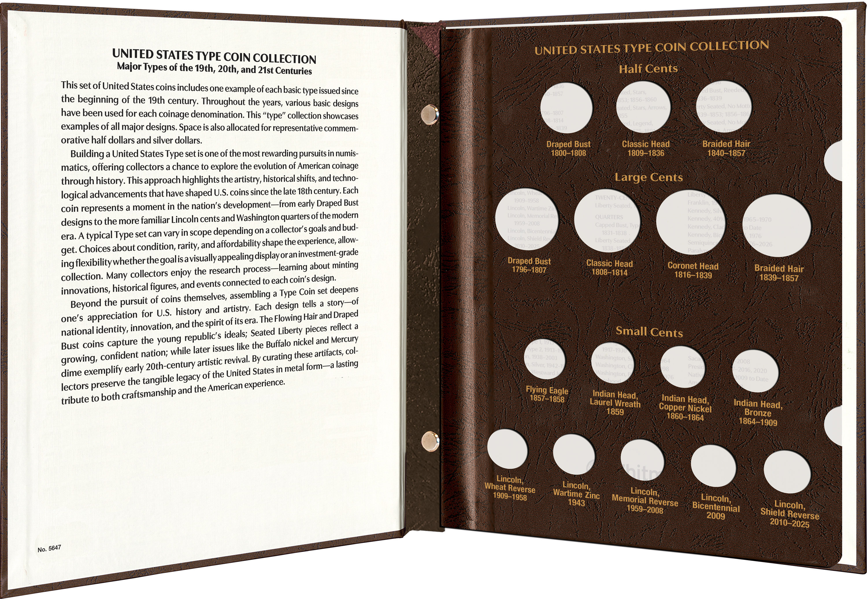 Whitman Prestige™ Coin Album – U.S. Type Coin Collection