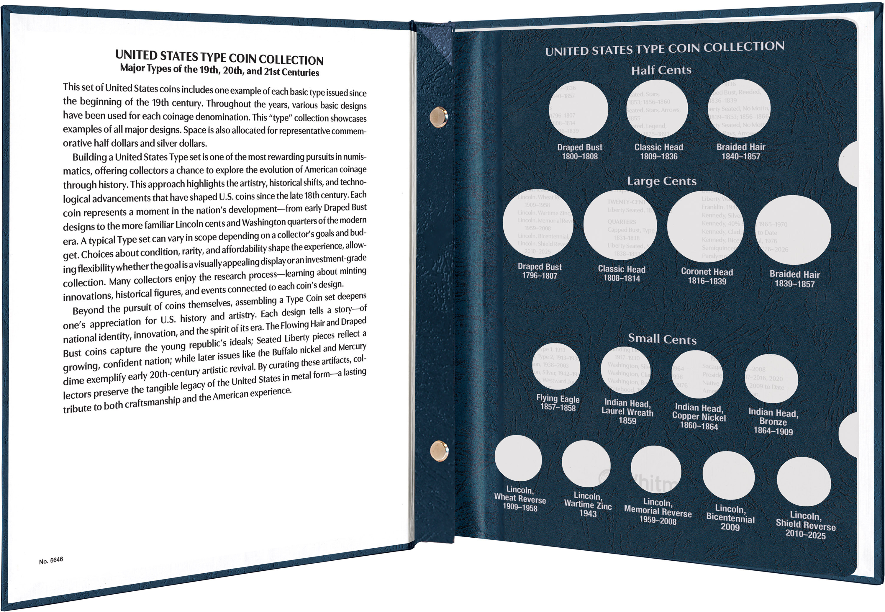 Whitman Prestige™ Coin Album – U.S. Type Coin Collection