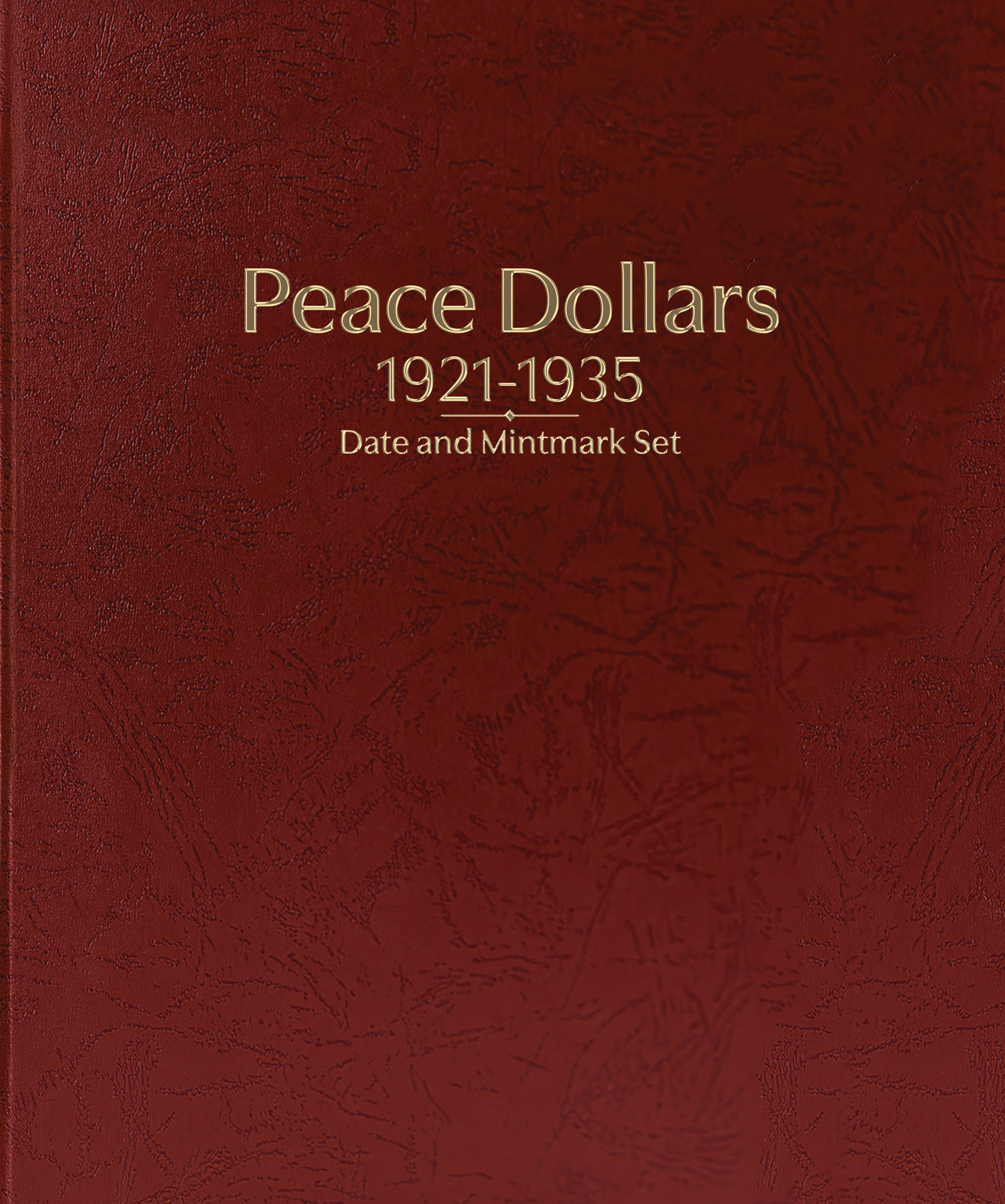 Whitman Prestige Coin Album – Peace Dollars: 1921-1935 Date & Mintmark Set