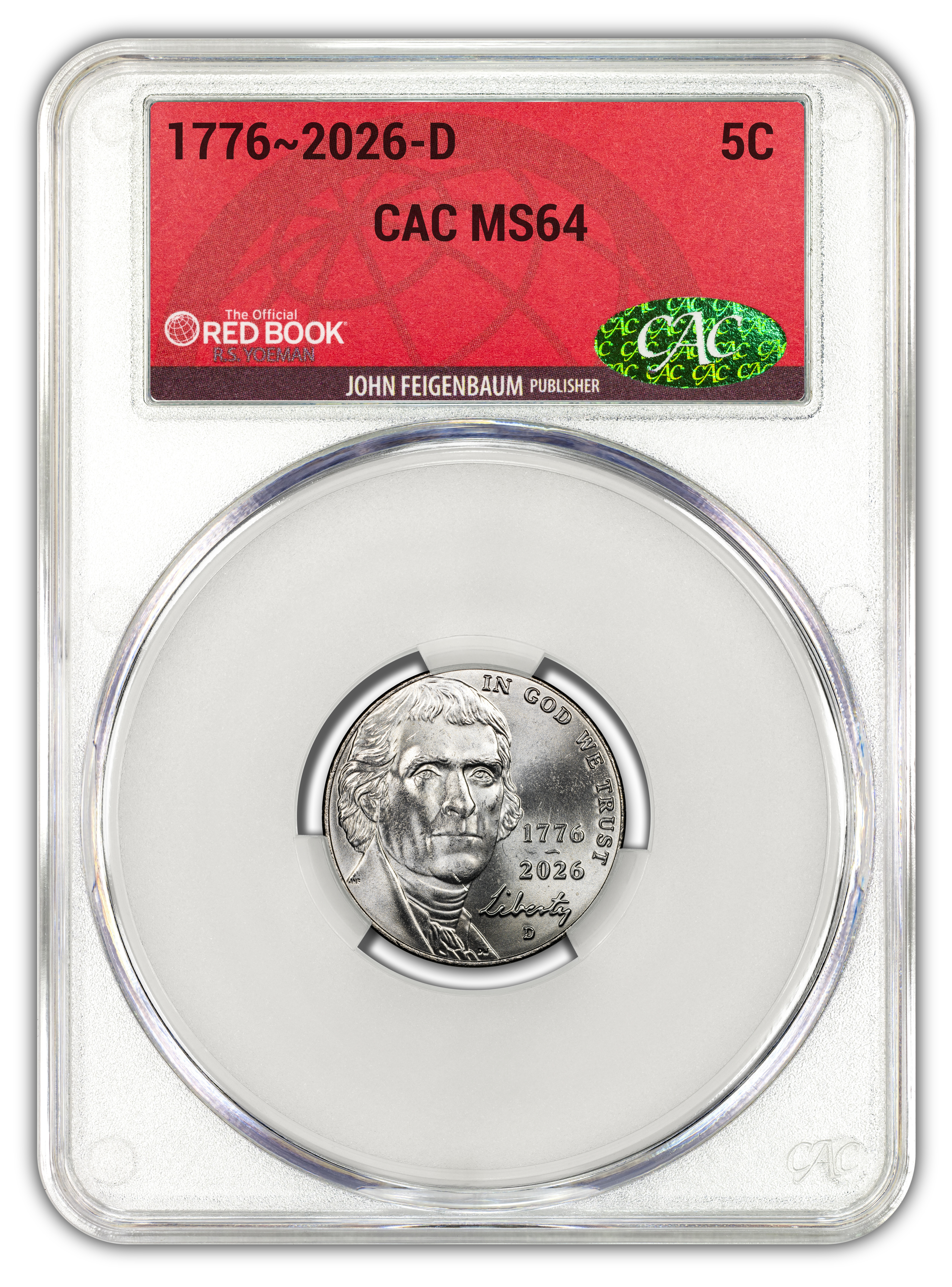 Whitman Exclusive: U.S. 250th Anniversary Official Red Book® Label MS-64 Graded Coin Set - 12 Coins + Storage Box - Image 3