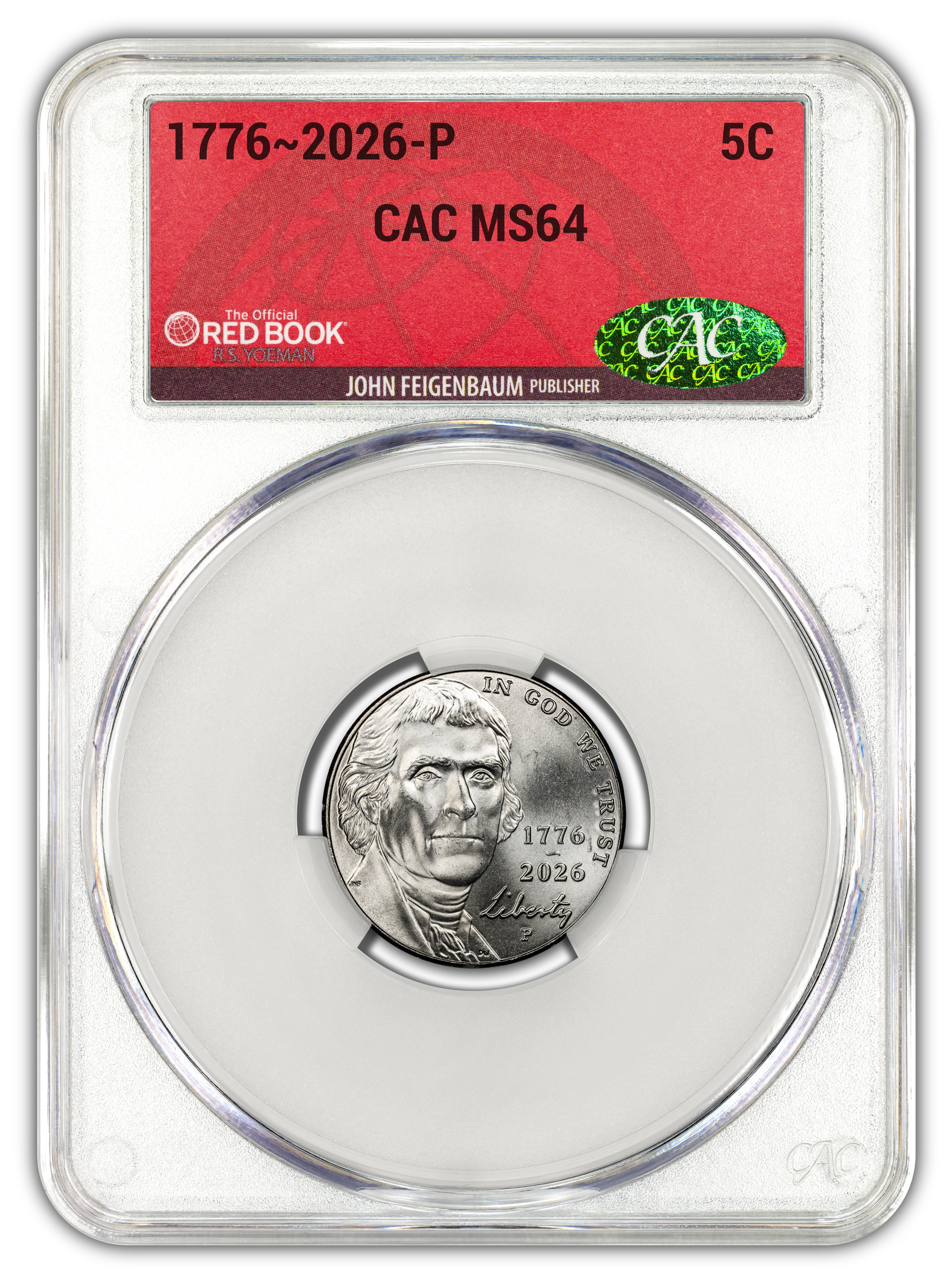 Whitman Exclusive: U.S. 250th Anniversary Official Red Book® Label MS-64 Graded Coin Set - 12 Coins + Storage Box - Image 2