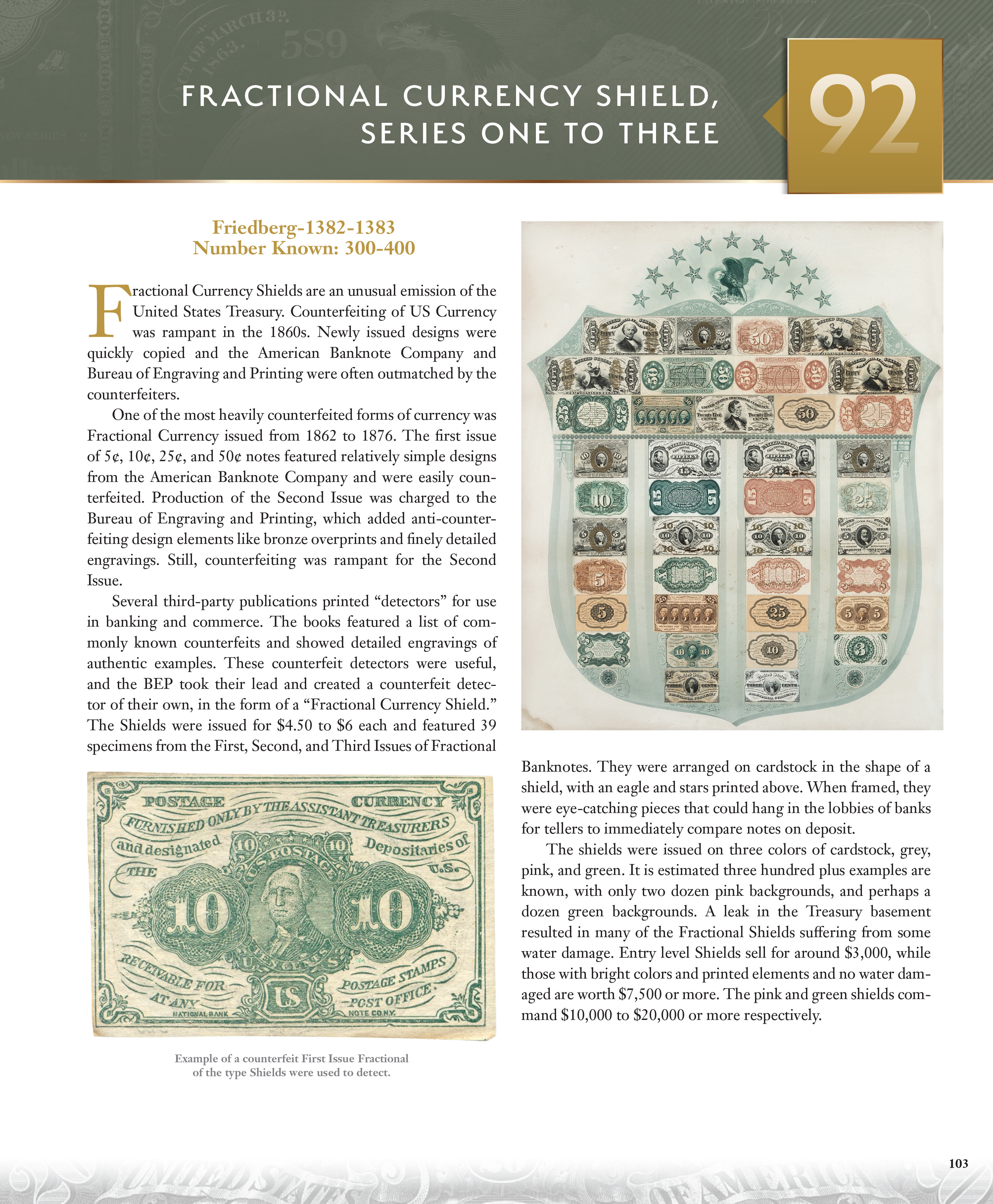 100 Greatest Series: 100 Greatest United States Paper Currency
