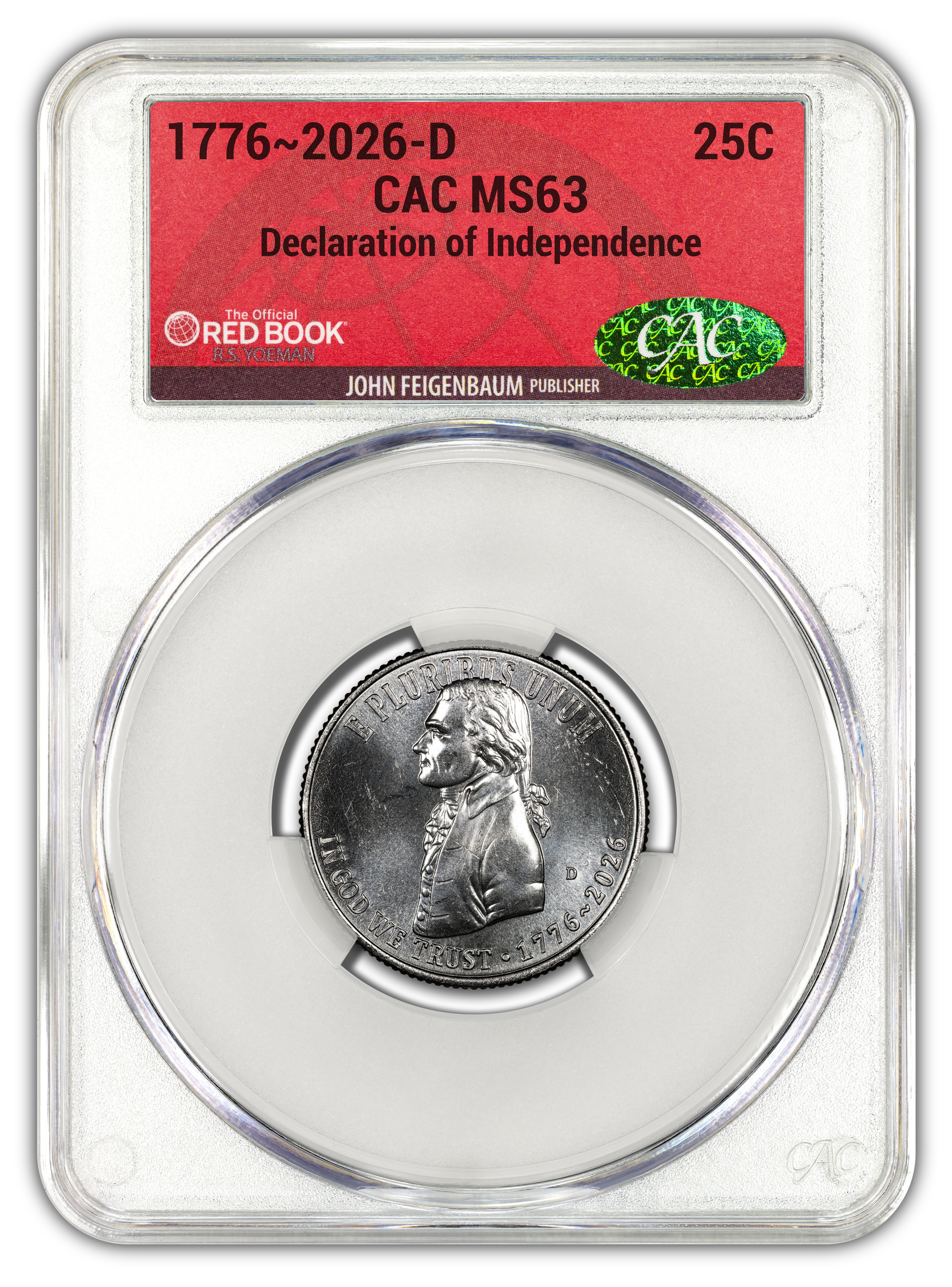 Whitman Exclusive: U.S. 250th Anniversary Official Red Book® Label MS-63 Graded Coin Set - 12 Coins + Storage Box - Image 10