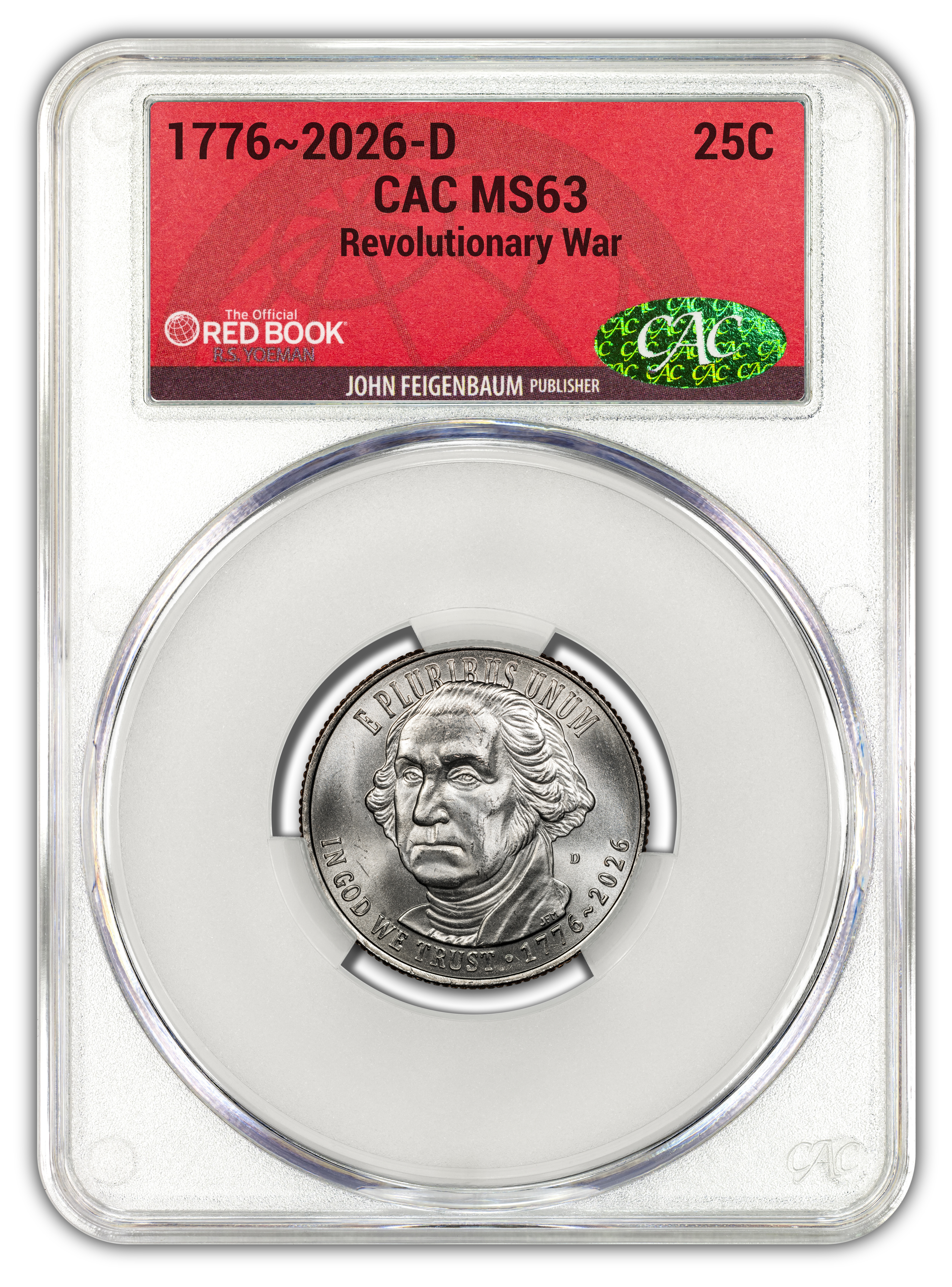 Whitman Exclusive: U.S. 250th Anniversary Official Red Book® Label MS-63 Graded Coin Set - 12 Coins + Storage Box - Image 8
