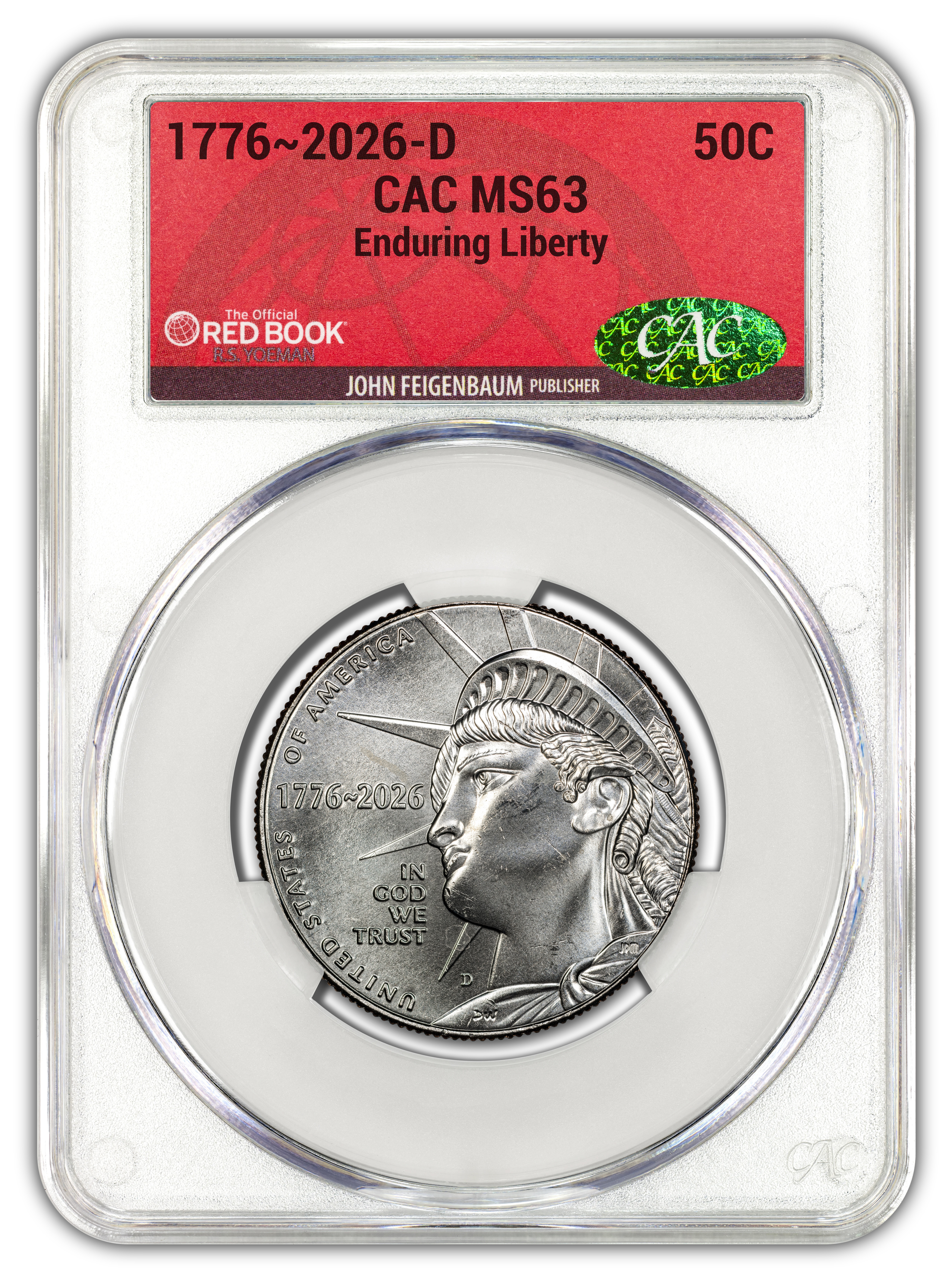 Whitman Exclusive: U.S. 250th Anniversary Official Red Book® Label MS-63 Graded Coin Set - 12 Coins + Storage Box - Image 4