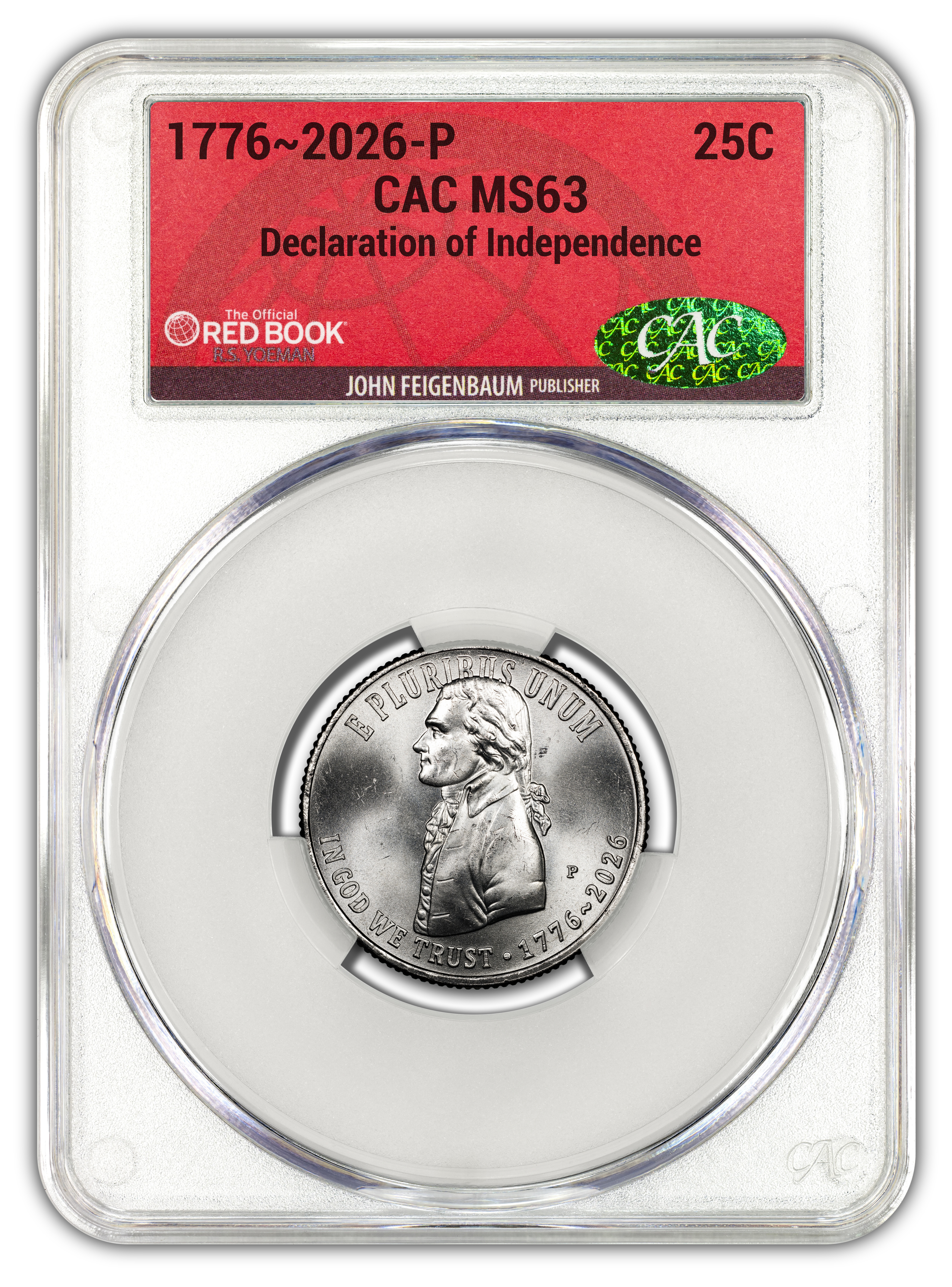 Whitman Exclusive: U.S. 250th Anniversary Official Red Book® Label MS-63 Graded Coin Set - 12 Coins + Storage Box - Image 11