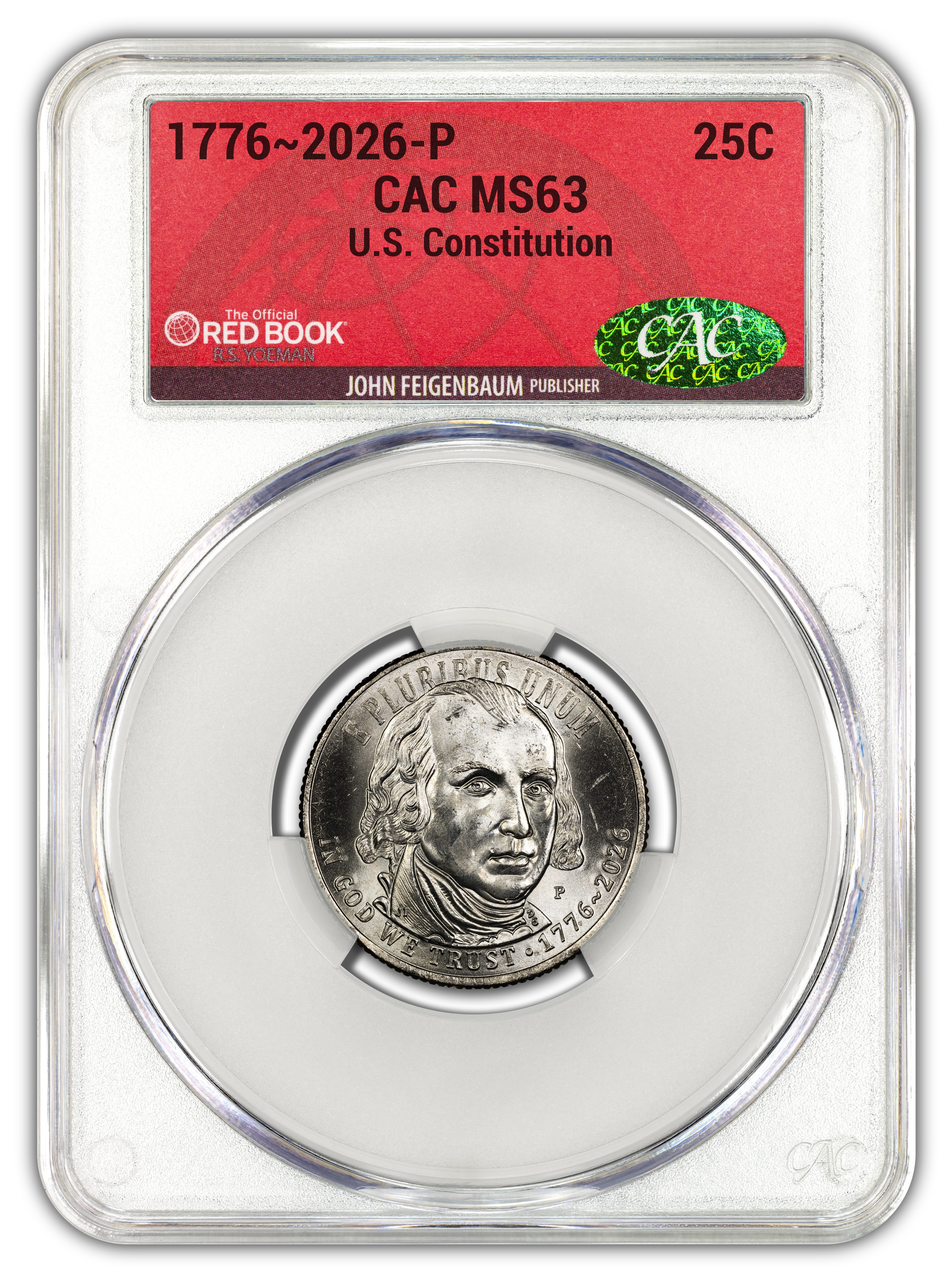 Whitman Exclusive: U.S. 250th Anniversary Official Red Book® Label MS-63 Graded Coin Set – 14 Coins + Storage Box - Image 13