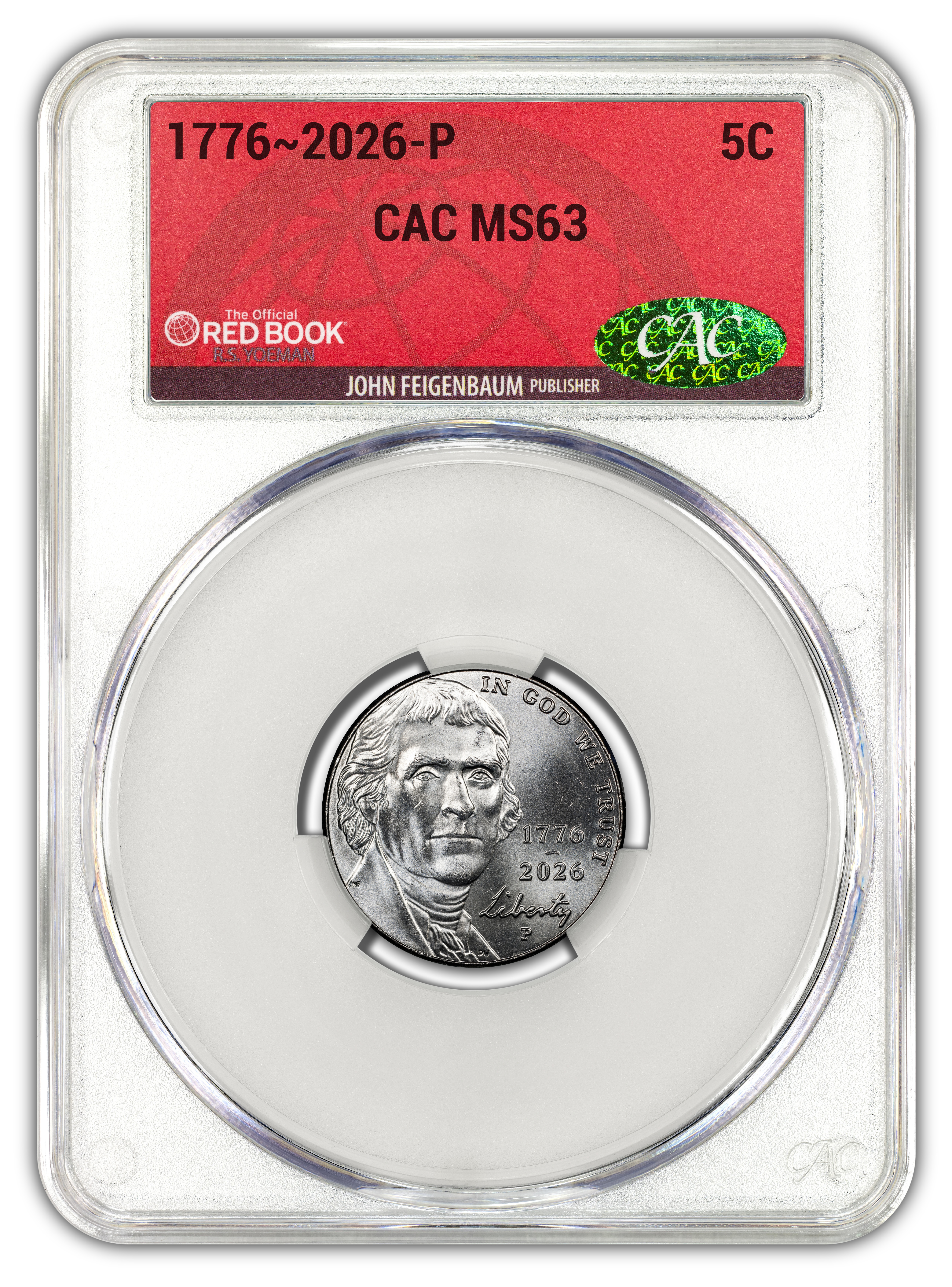 Whitman Exclusive: U.S. 250th Anniversary Official Red Book® Label MS-63 Graded Coin Set - 12 Coins + Storage Box - Image 2