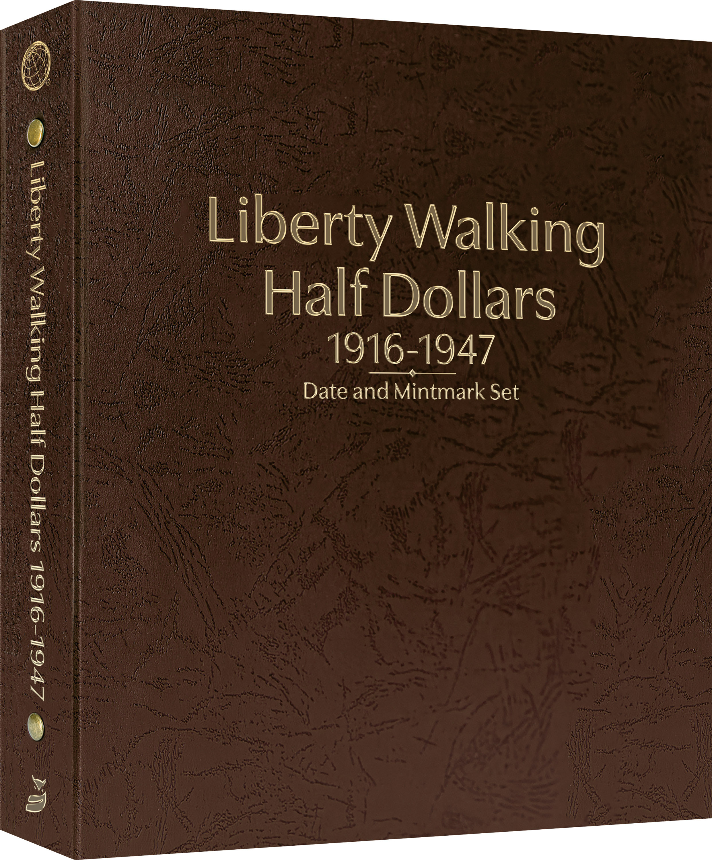 Whitman Prestige Coin Album – Liberty Walking Half Dollars 1916-1947 Date & Mintmark Set – Coin Album (Black)