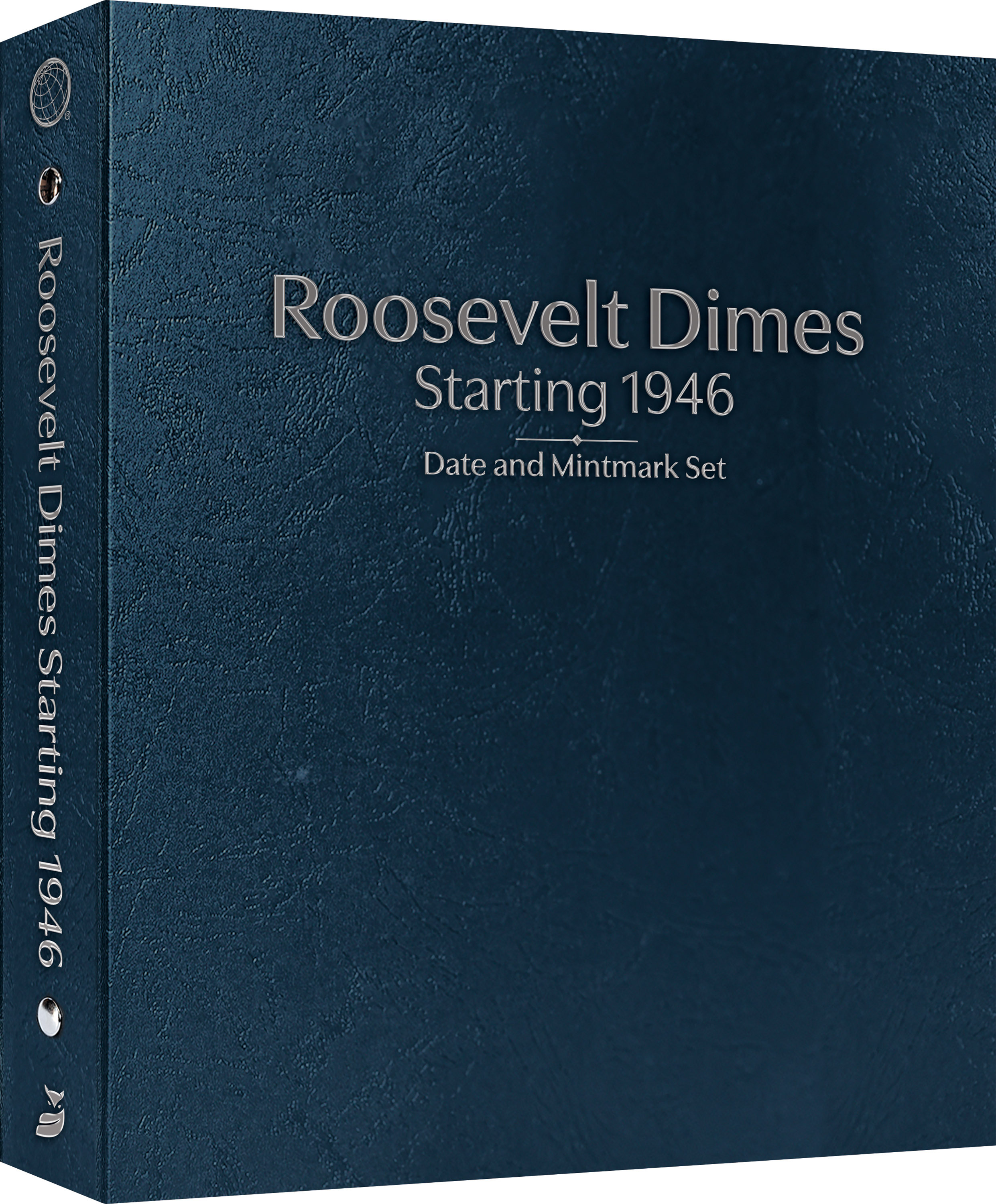 Whitman Prestige Coin Album – Roosevelt Dimes: Starting 1946 Date & Mintmark Set – Coin Album (Blue)