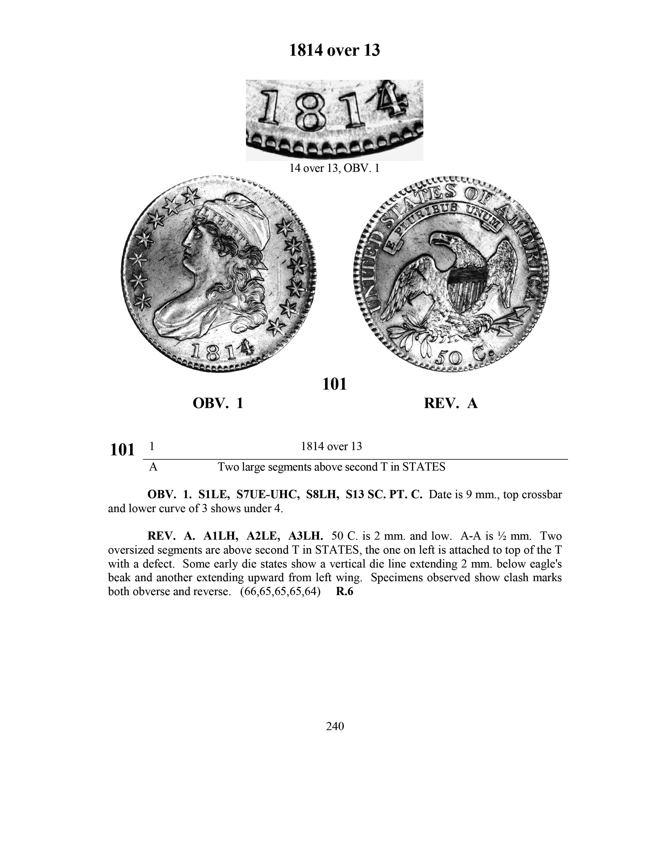 Early Half Dollar Die Varieties 1794–1836 - Image 13
