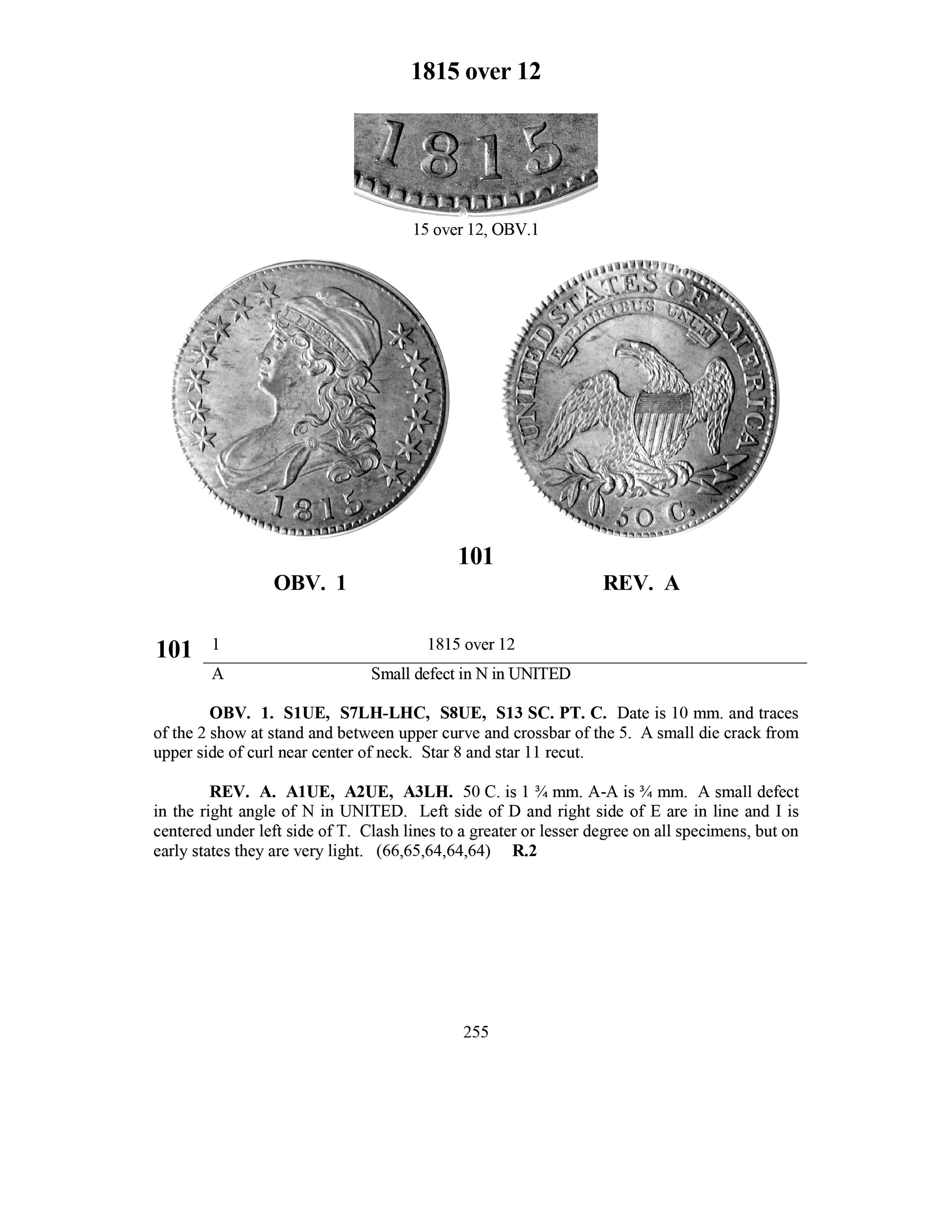 Early Half Dollar Die Varieties 1794–1836 - Image 14