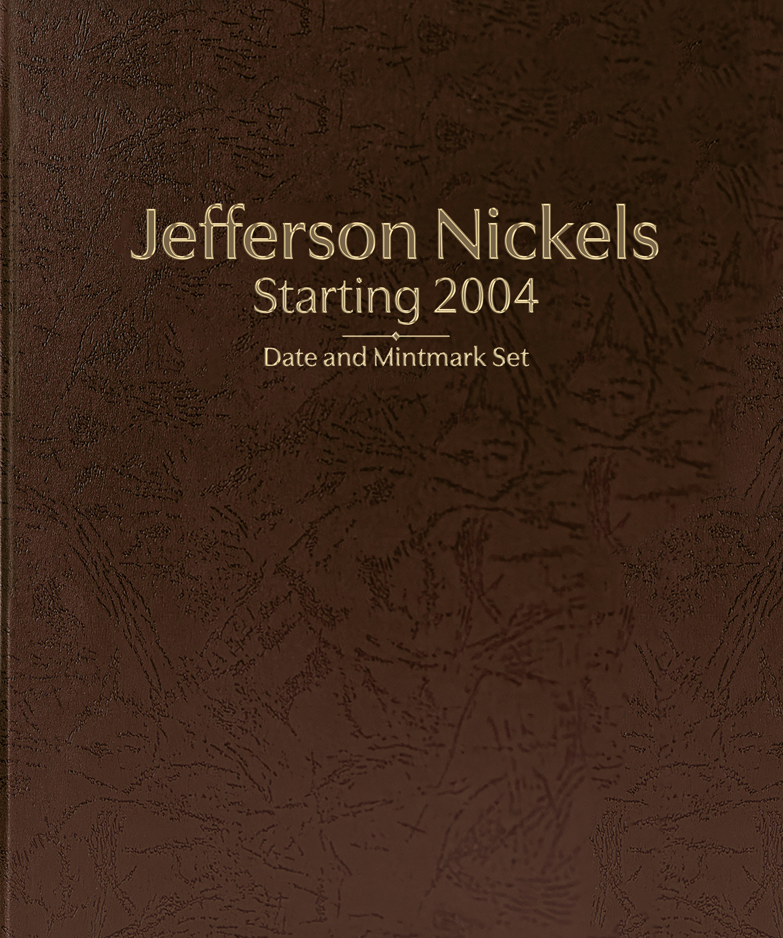 Whitman Prestige Coin Album – Jefferson Nickels: Starting 2004 Date & Mintmark Set