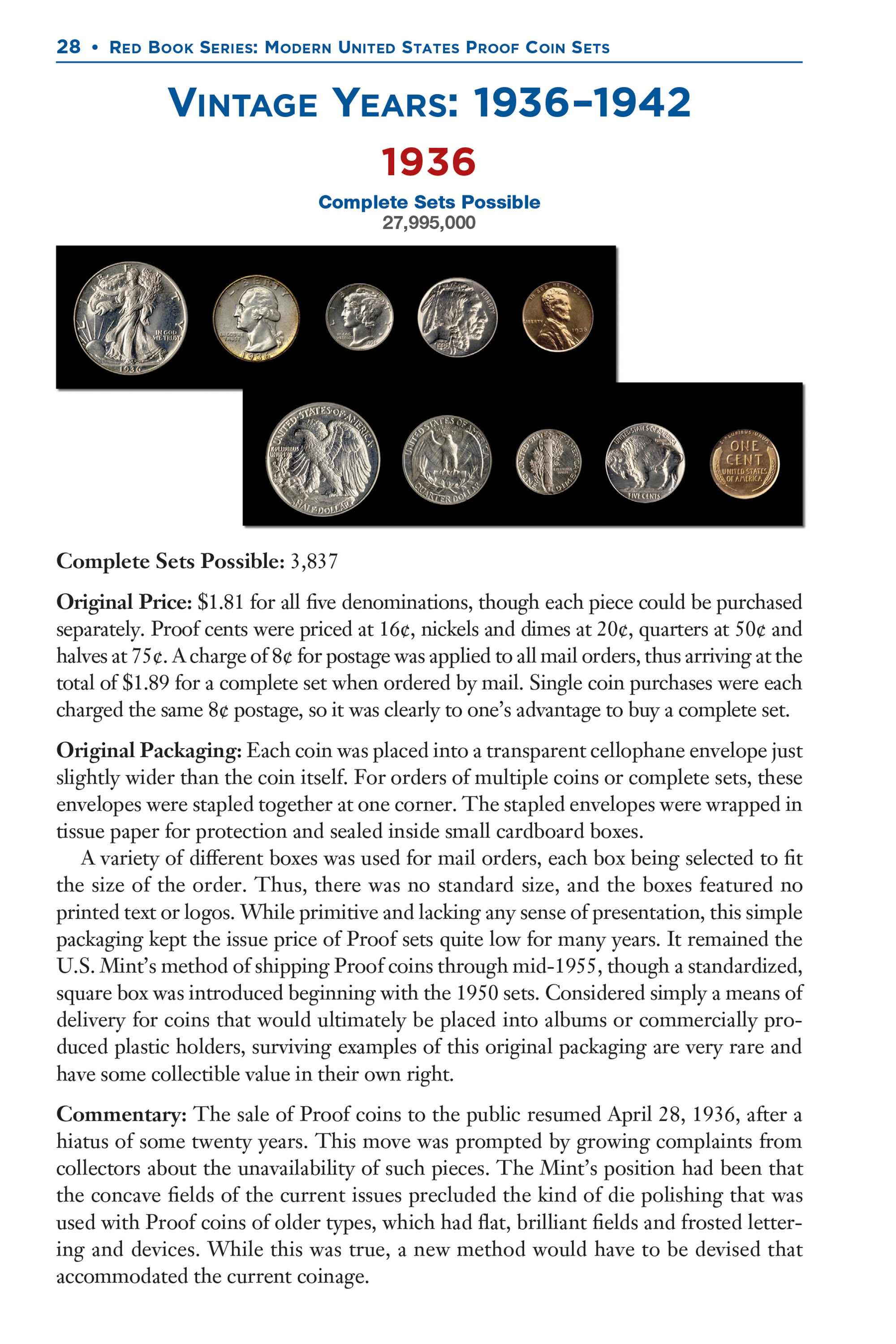 Red Book Series #4: Modern United States Proof Coin Sets – History, Values, Collecting
