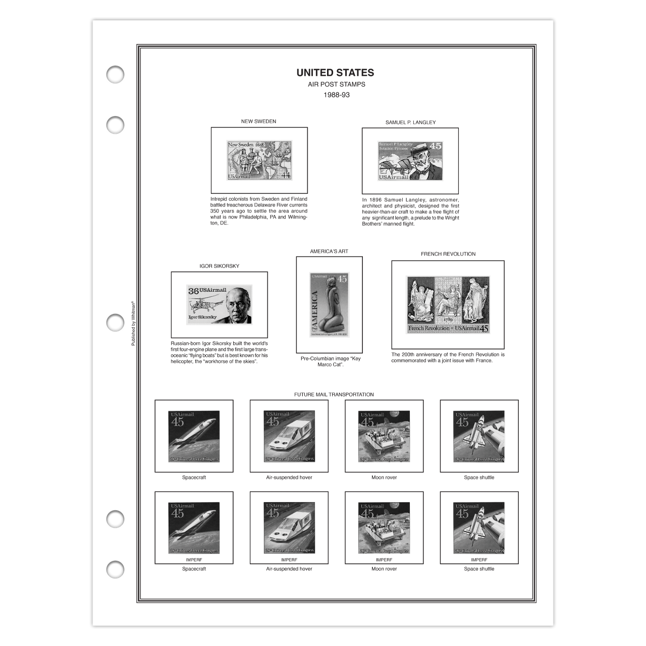 Plate Block Stamp Album Bundle Set, Volume A-C — 1901-2023