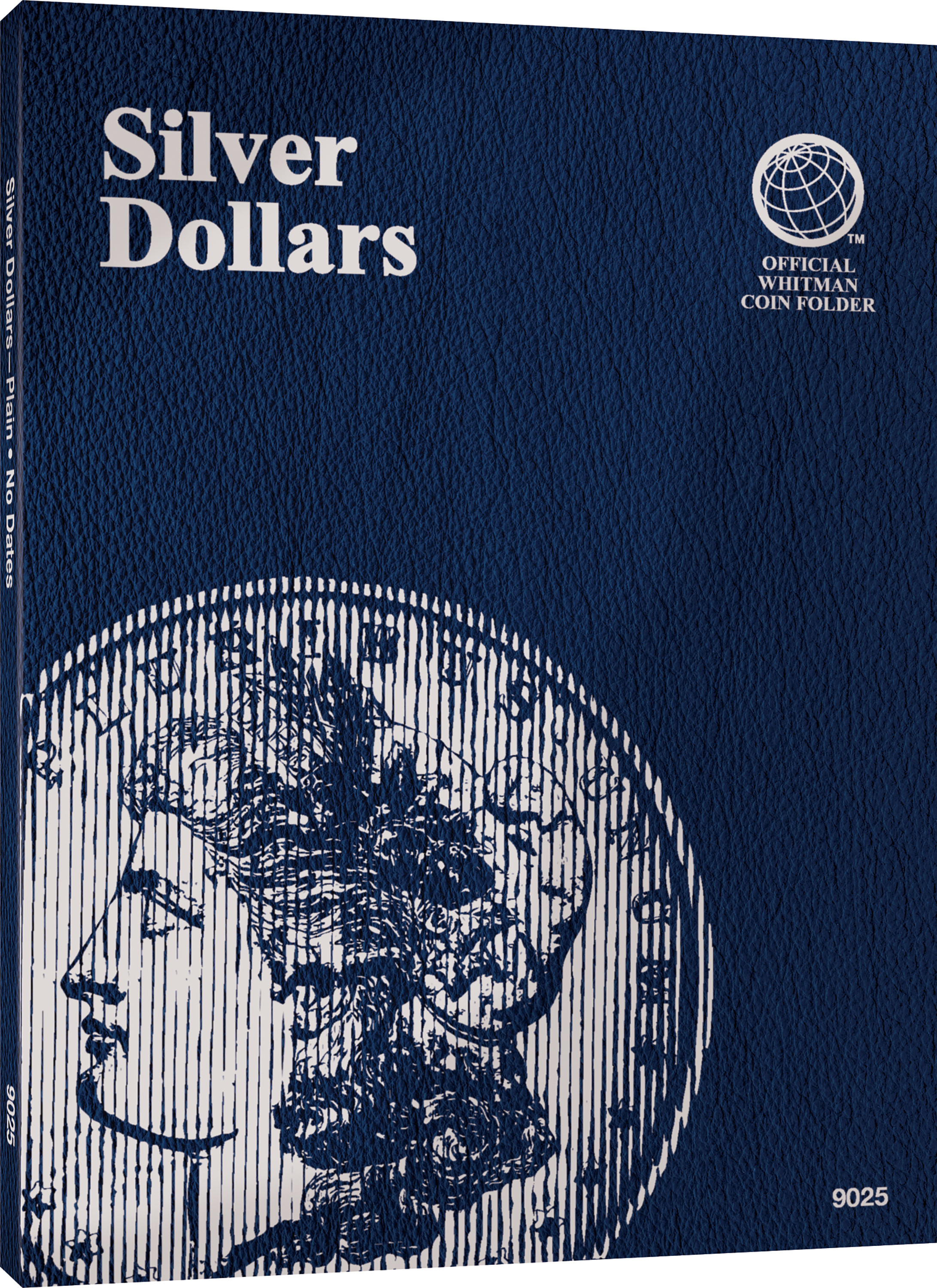 Official Whitman® Coin Folder – Morgan Silver Dollars: Plain, No Dates – Coin folder (Blue)