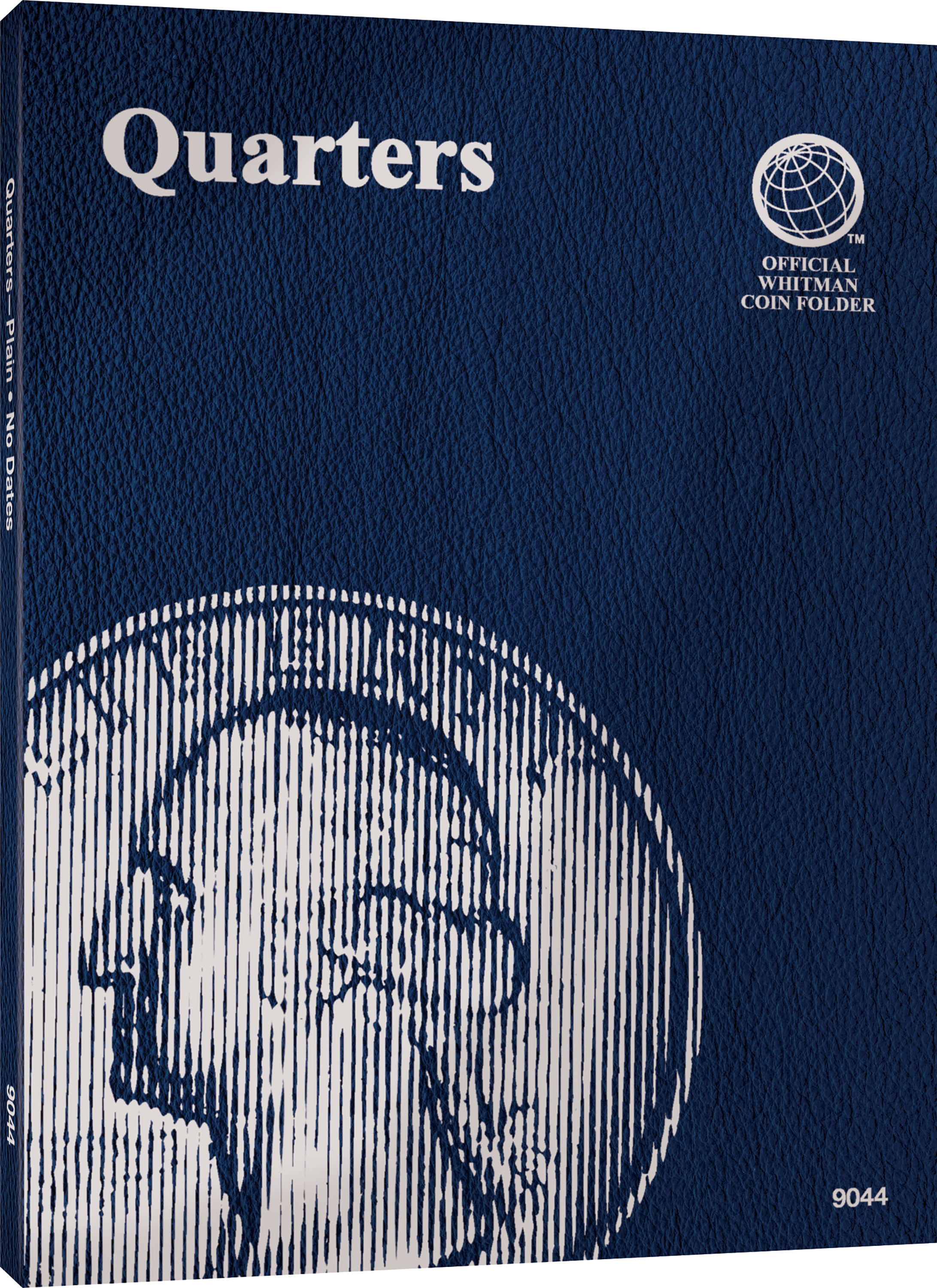 Official Whitman® Coin Folder – U.S. Quarters: Plain, No Dates – Plain – Coin folder (Blue)