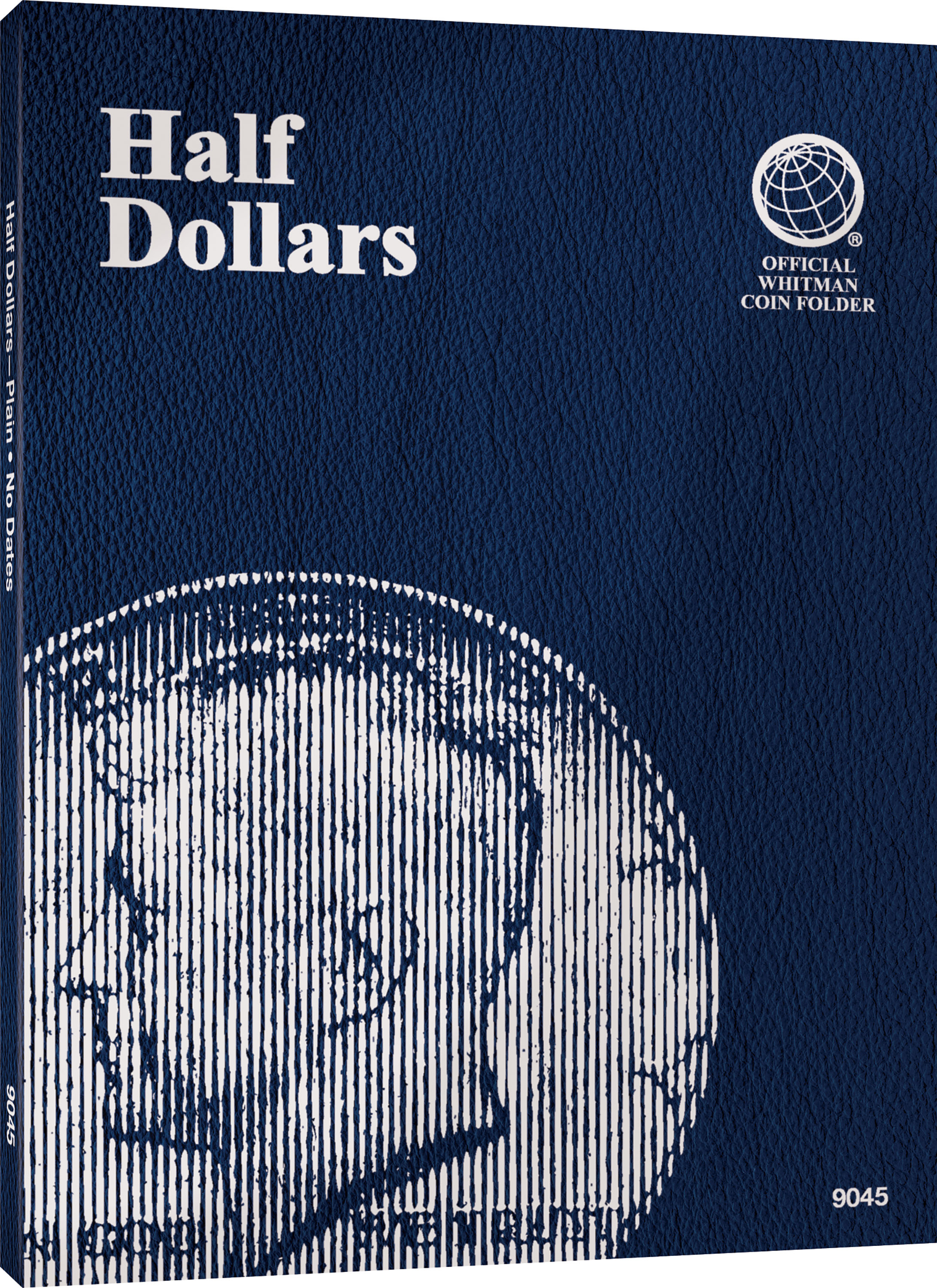 Official Whitman® Coin Folder – U.S. Half Dollars: Plain, No Dates – Plain – Coin folder (Blue)