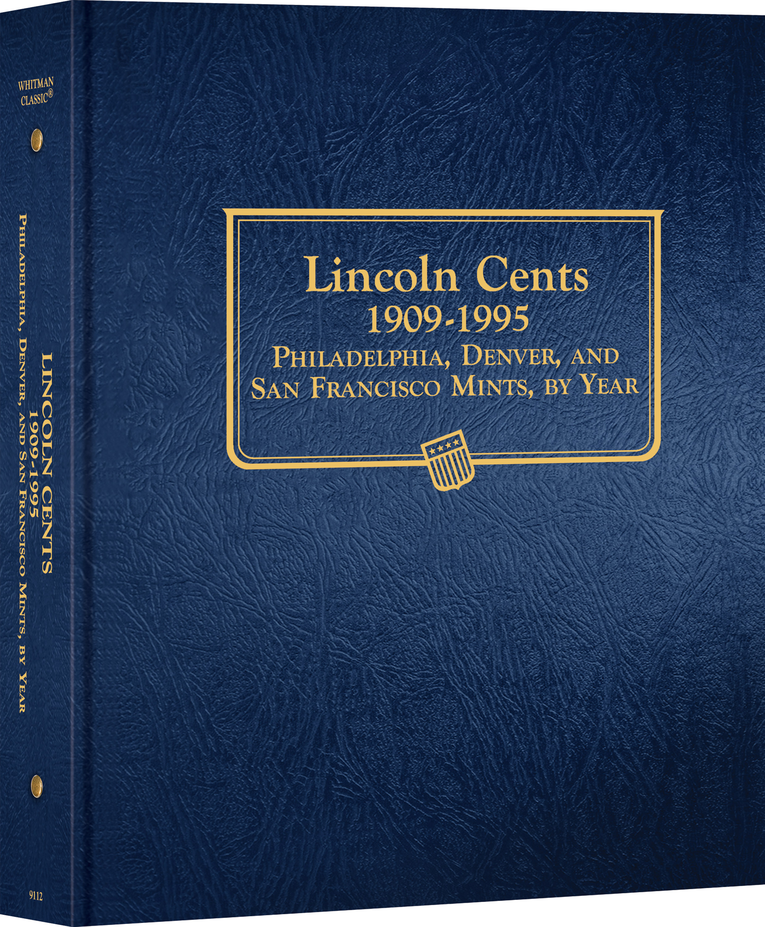 Whitman Classic® Coin Album – Lincoln Cents Volume #1: 1909-1995 (P, D, & S Mints)