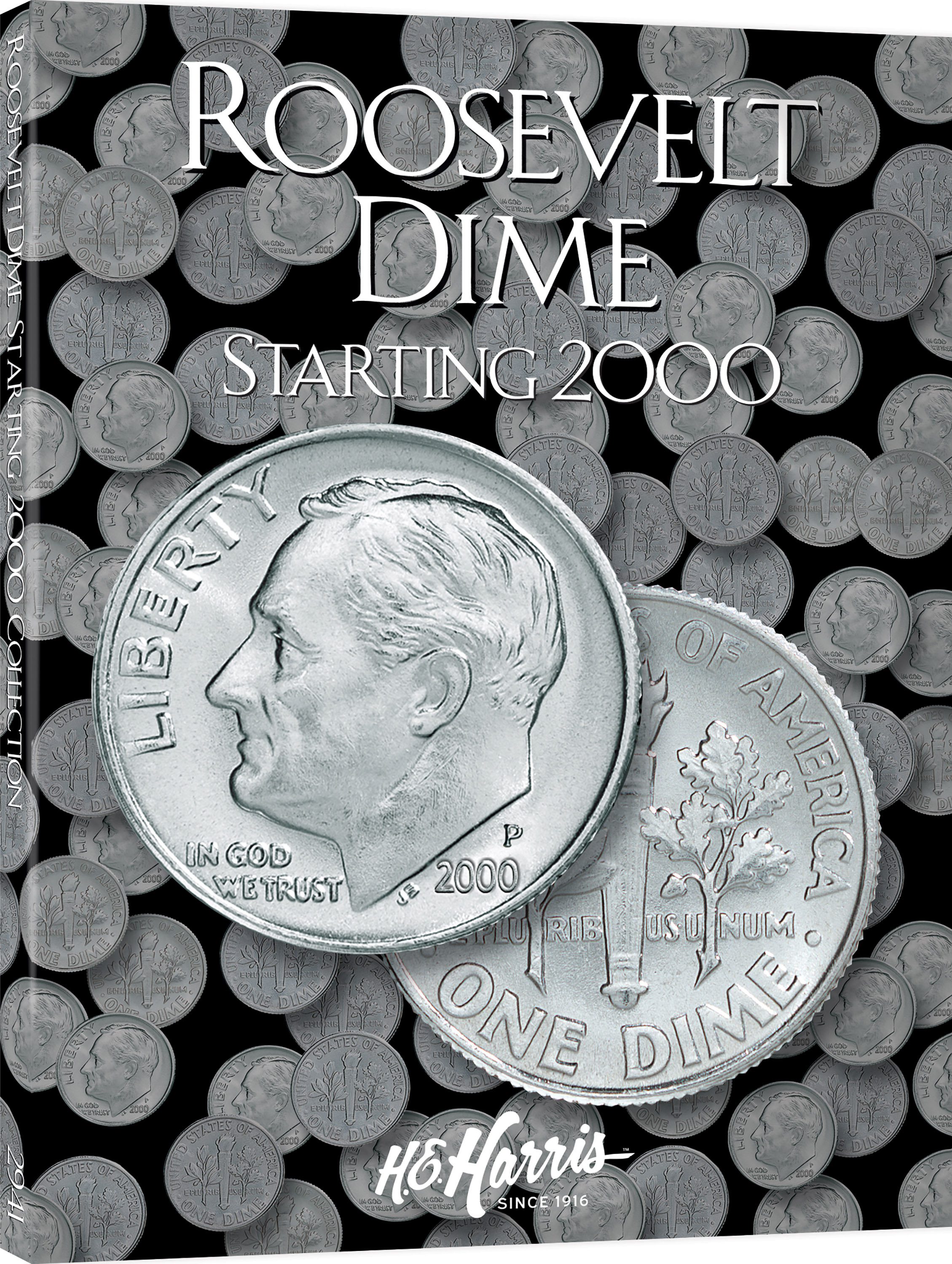 H.E. Harris® Coin Folder – Roosevelt Dimes Collection #3: Starting 2000 – Coin folder