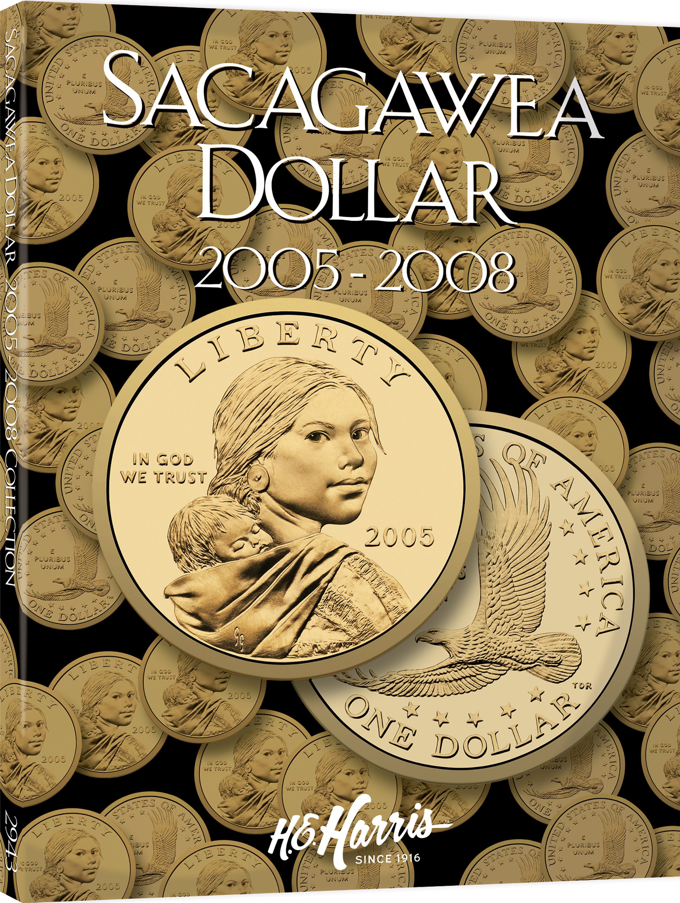 H.E. Harris® Coin Folder – Sacagawea Dollars Collection #2: 2005-2008 – Coin folder