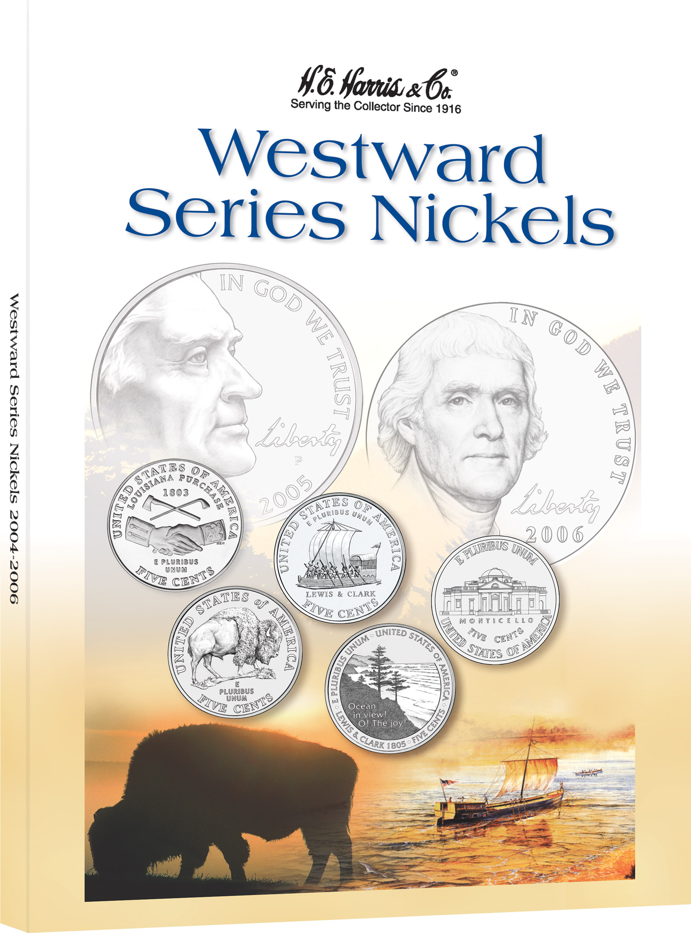 H.E. Harris® Collector’s Edition Coin Folder – Westward Journey Series Nickels: 2004-2006