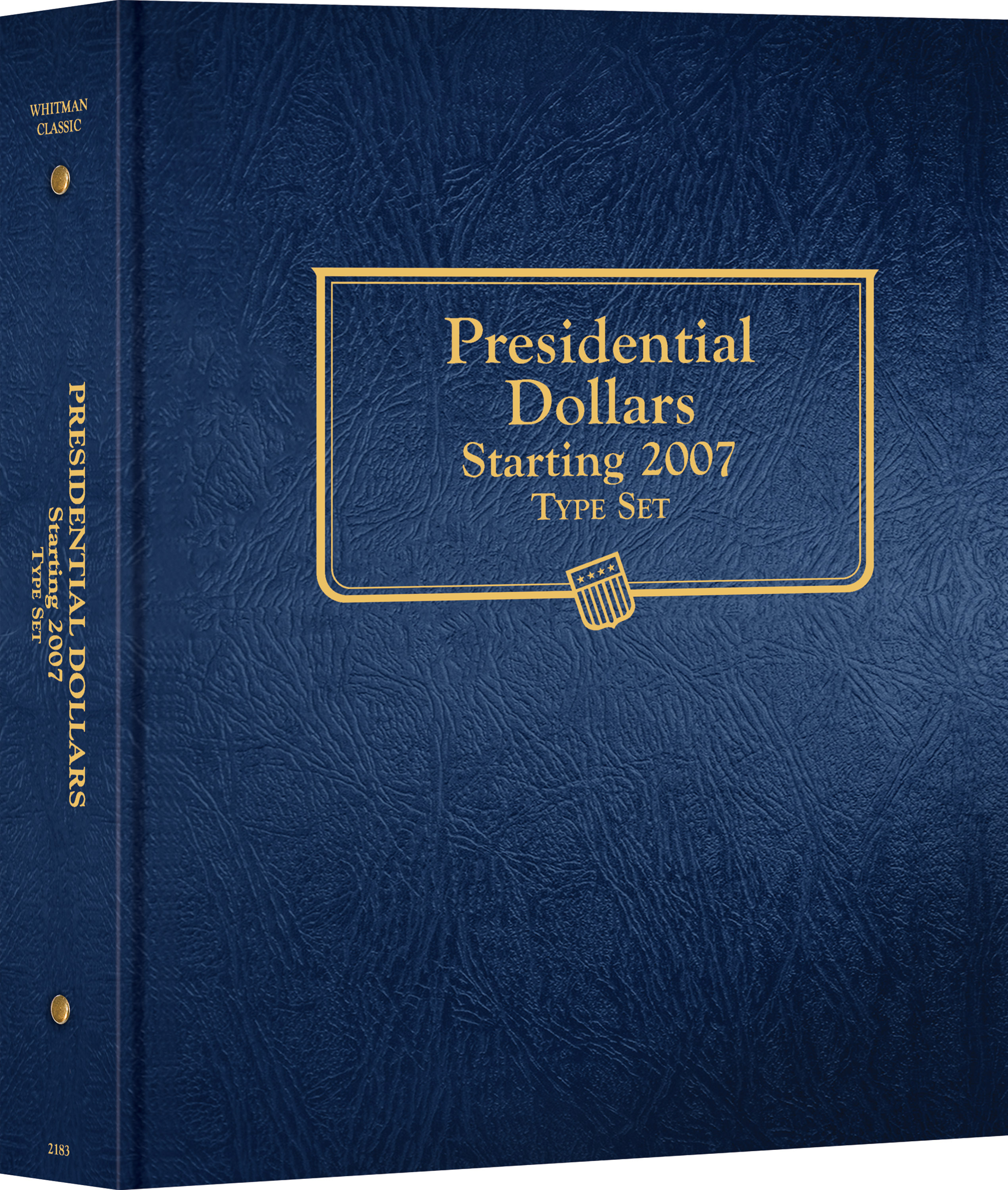 Whitman Classic® Coin Album – Presidential Dollars: Starting 2007 (Single Mint) – Coin Album (Blue)