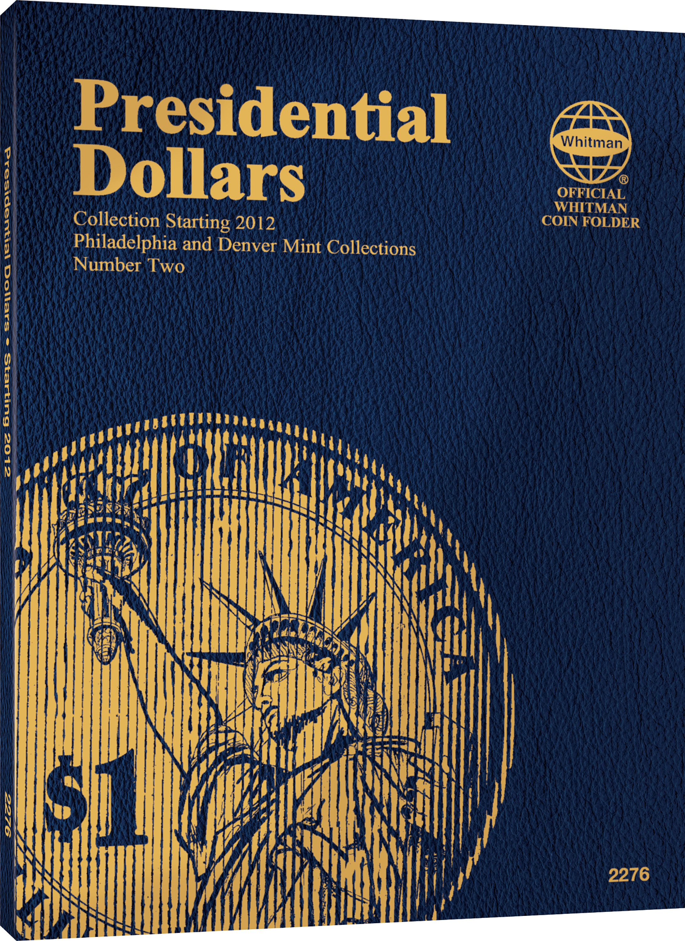 Official Whitman® Coin Folder – Presidential Dollars Collection #2: Starting 2012 – Coin folder (Blue)