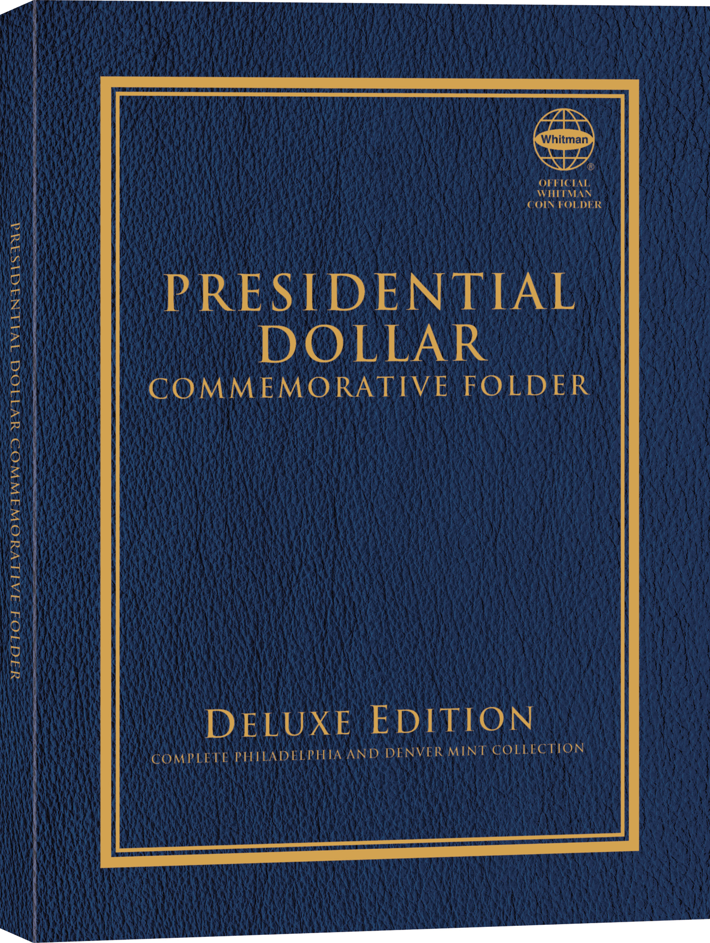 Official Whitman® Deluxe Coin Folder – Presidential Dollars: 2007-2016 (P & D Mints) – Coin folder (Blue)