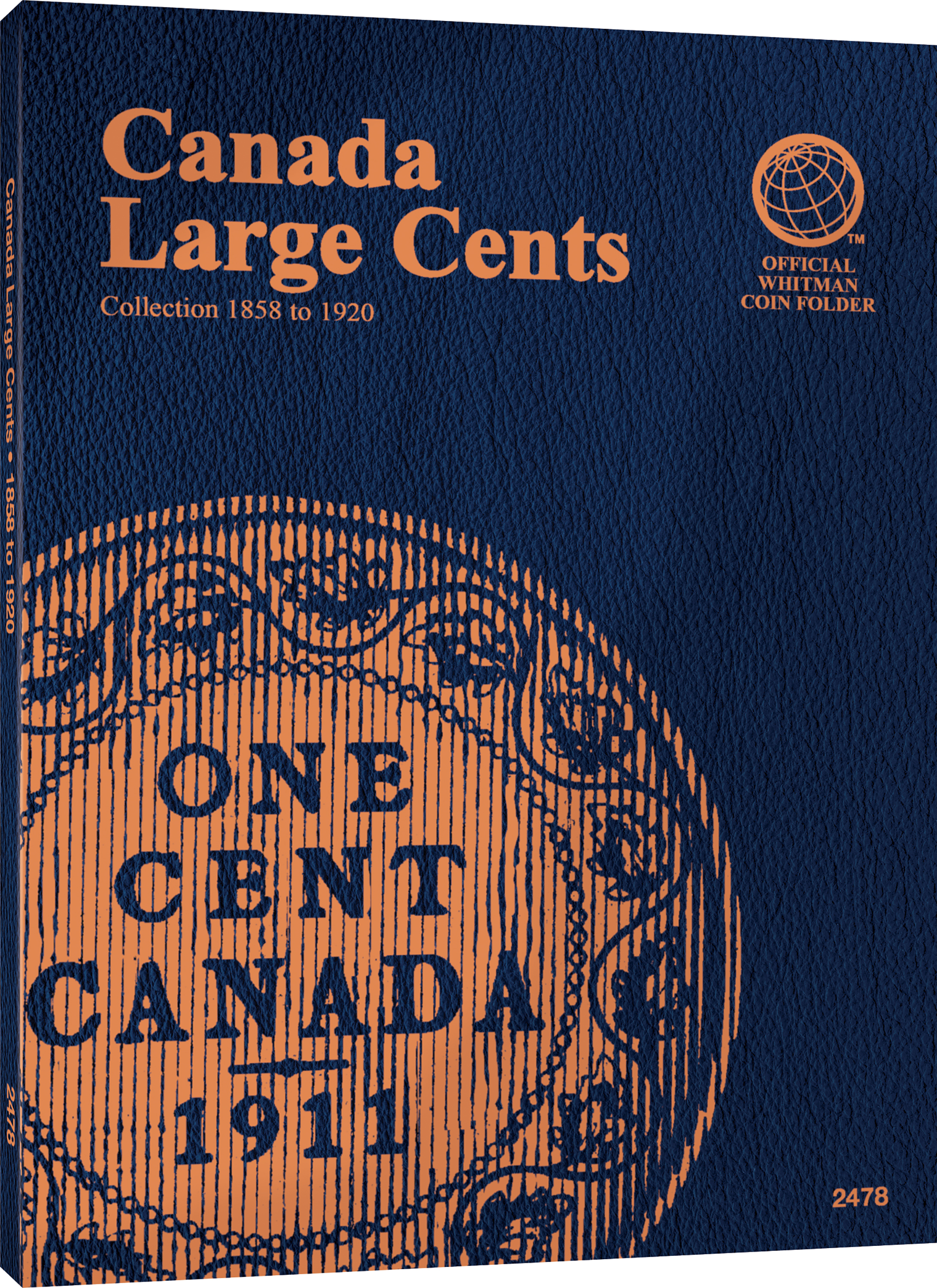 Official Whitman® Coin Folder – Canada Large Cents (Pennies): 1858-1920