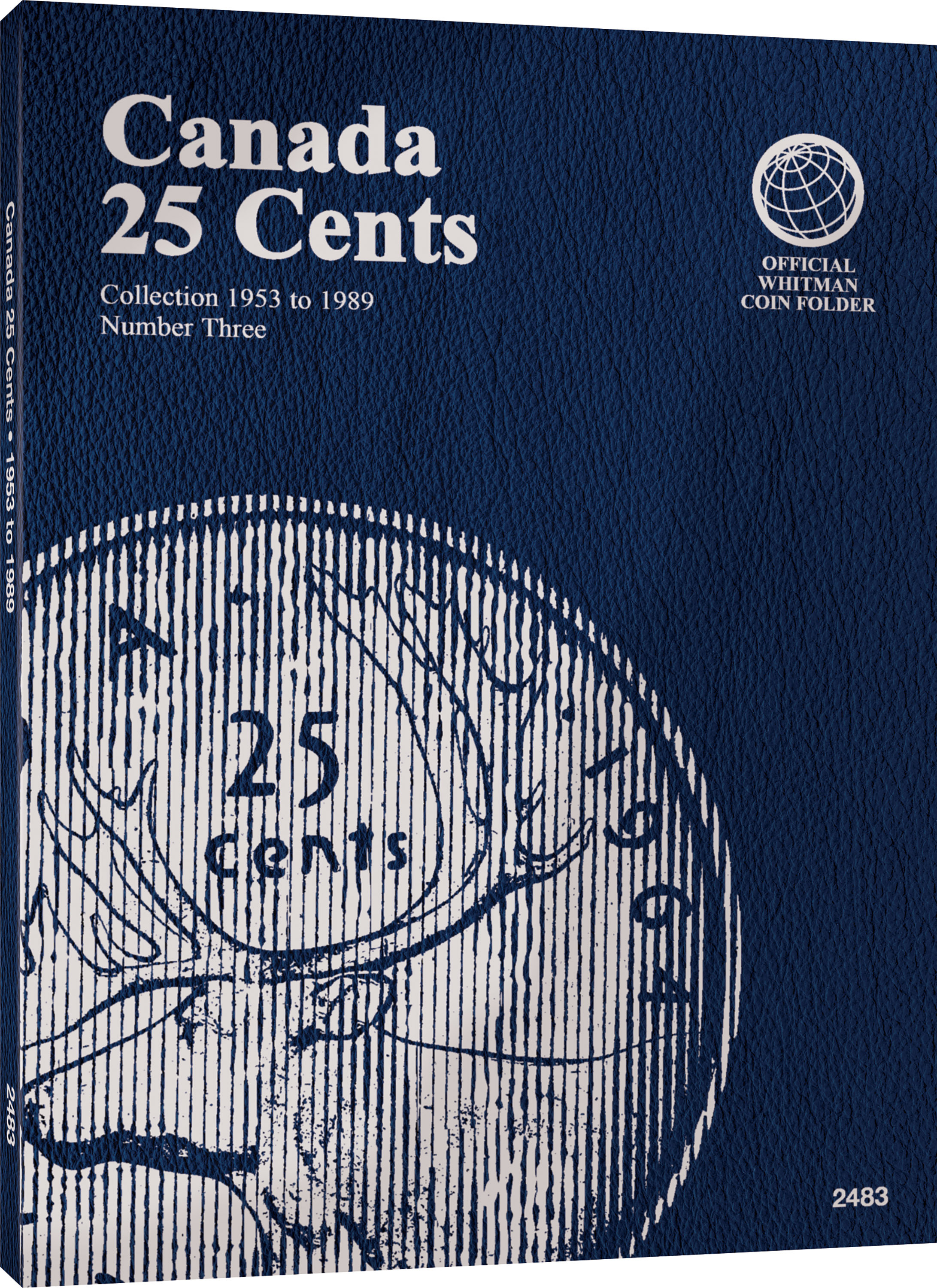 Official Whitman® Coin Folder – Canada Quarters (25 Cents) Collection #3: 1953-1989 – Coin folder (Blue)