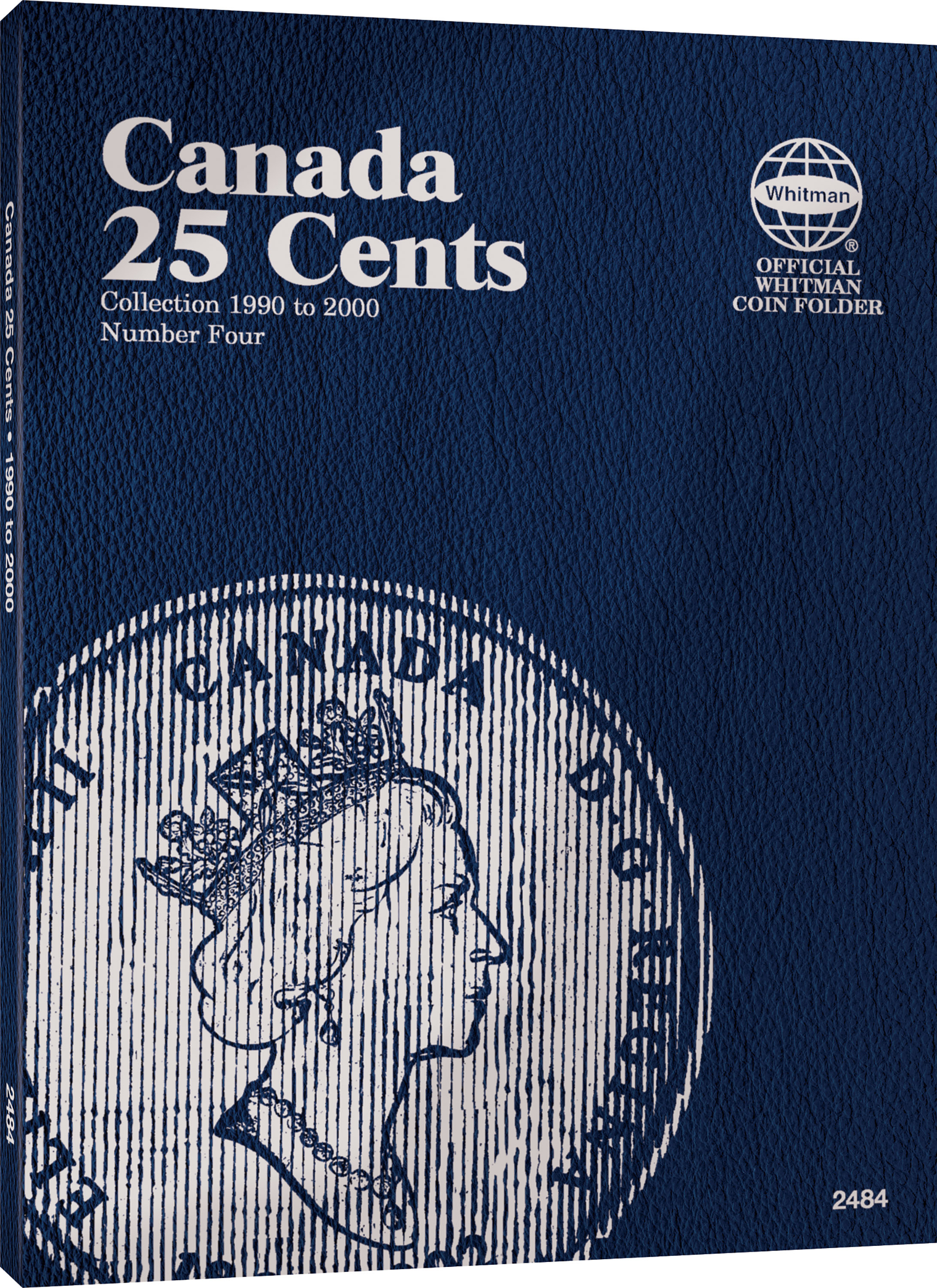 Official Whitman® Coin Folder – Canada Quarters (25 Cents) Collection #4 : 1990-2000 – Coin folder (Blue)