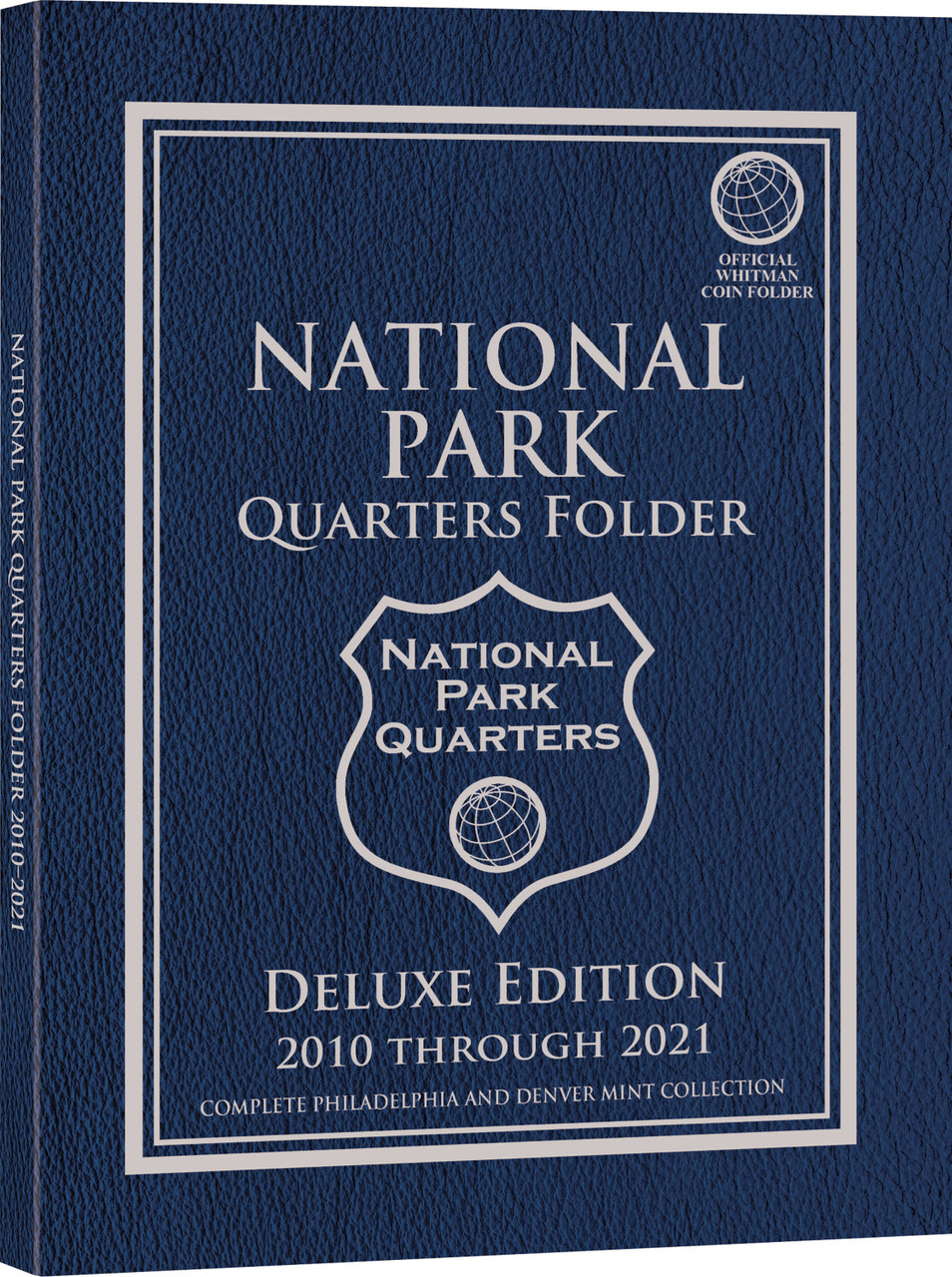 Official Whitman® Deluxe Coin Folder – National Park Quarters Collection: 2010-2021 – Coin folder (Blue)