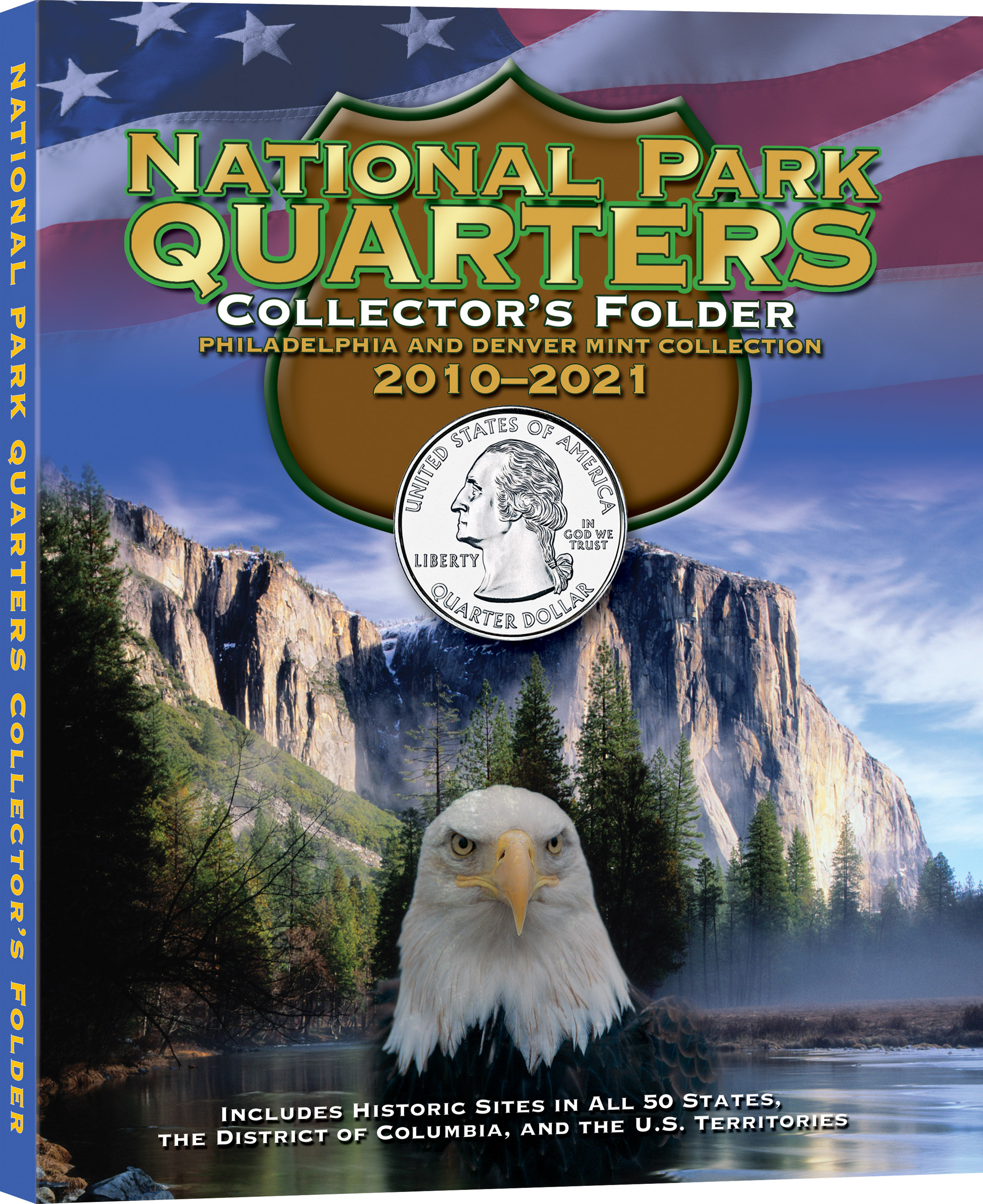 Official Whitman® Collector’s Edition Coin Folder – National Park Quarters: 2010-2021 – Coin folder