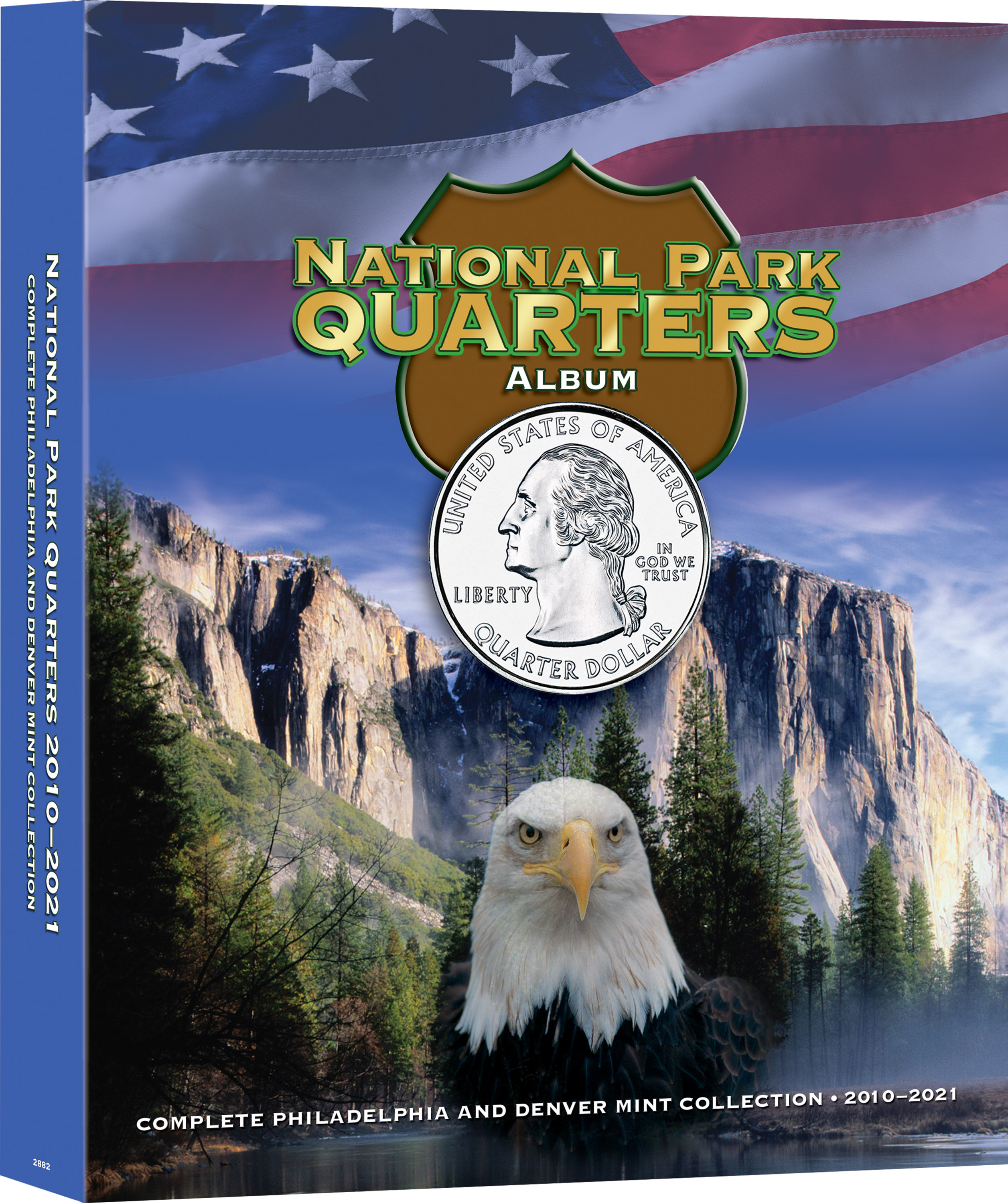 Whitman Classic® Collector’s Edition Coin Album – National Park Quarters: 2010-2021 (P & D Mints) – Coin Album