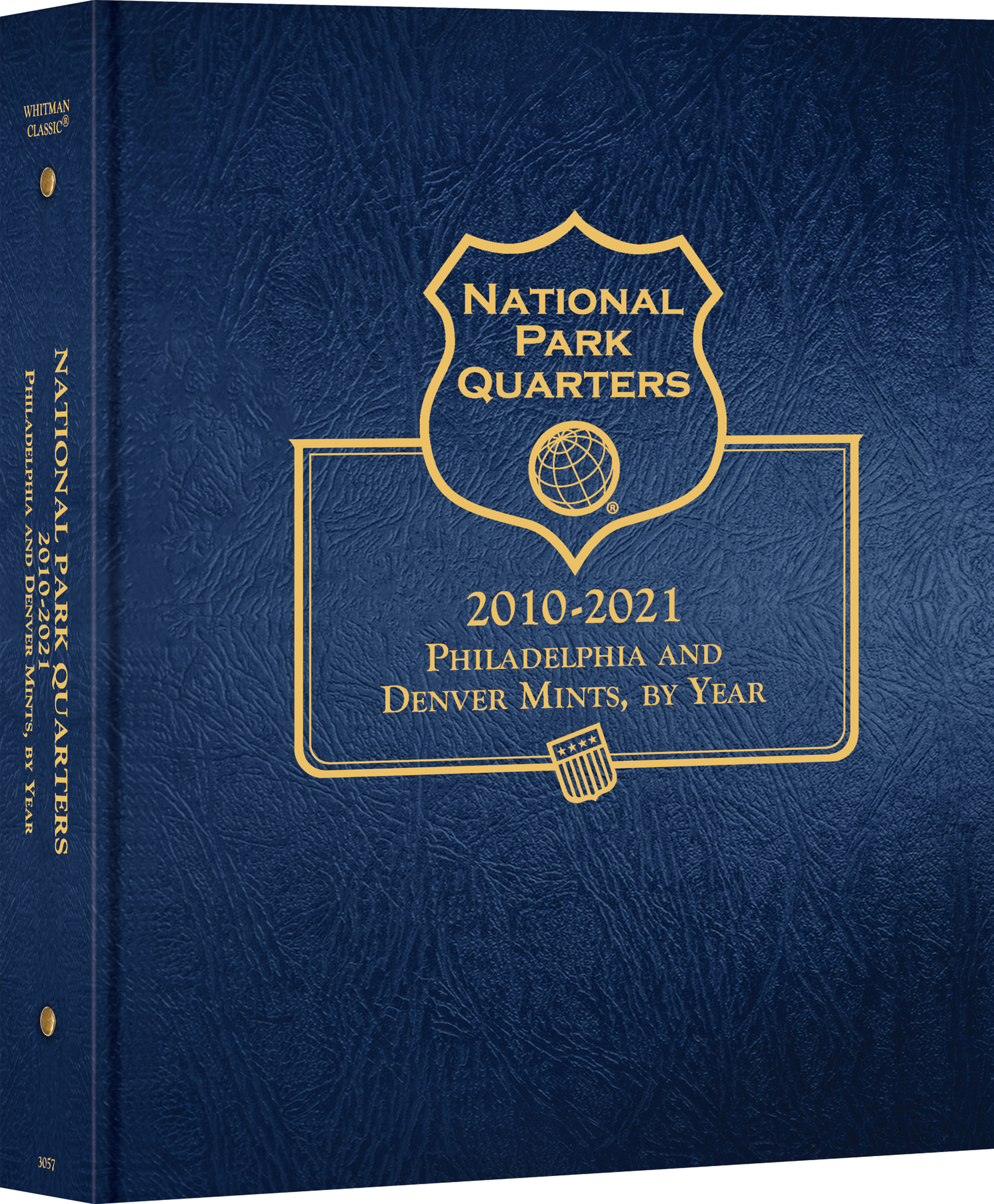 Whitman Classic® Coin Album – National Park Quarters: 2010-2021 (P & D Mints) – Coin Album (Blue)