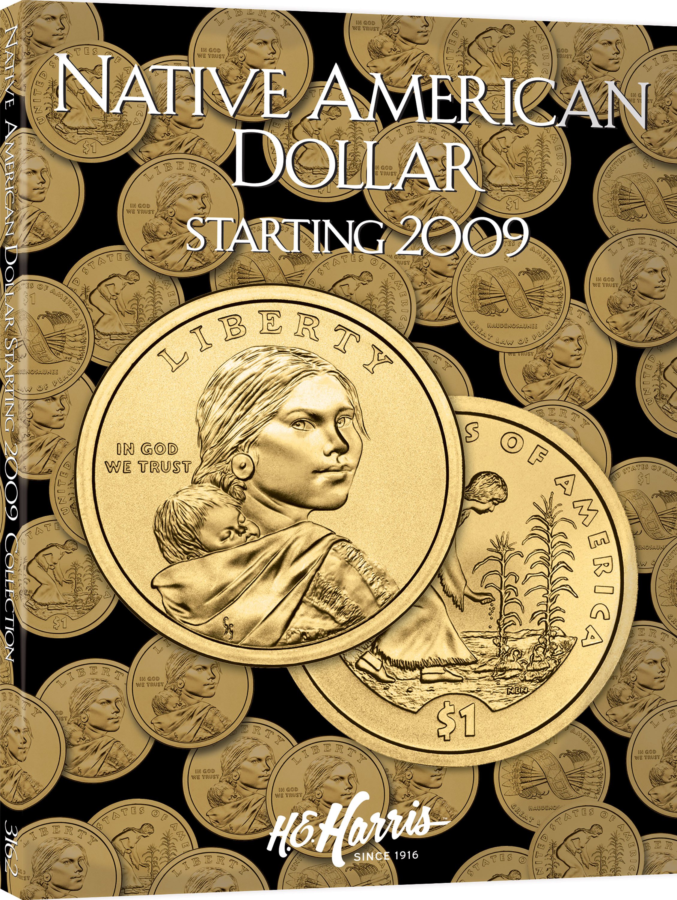 H.E. Harris® Coin Folder – Native American Dollars: Starting 2009 – Coin folder