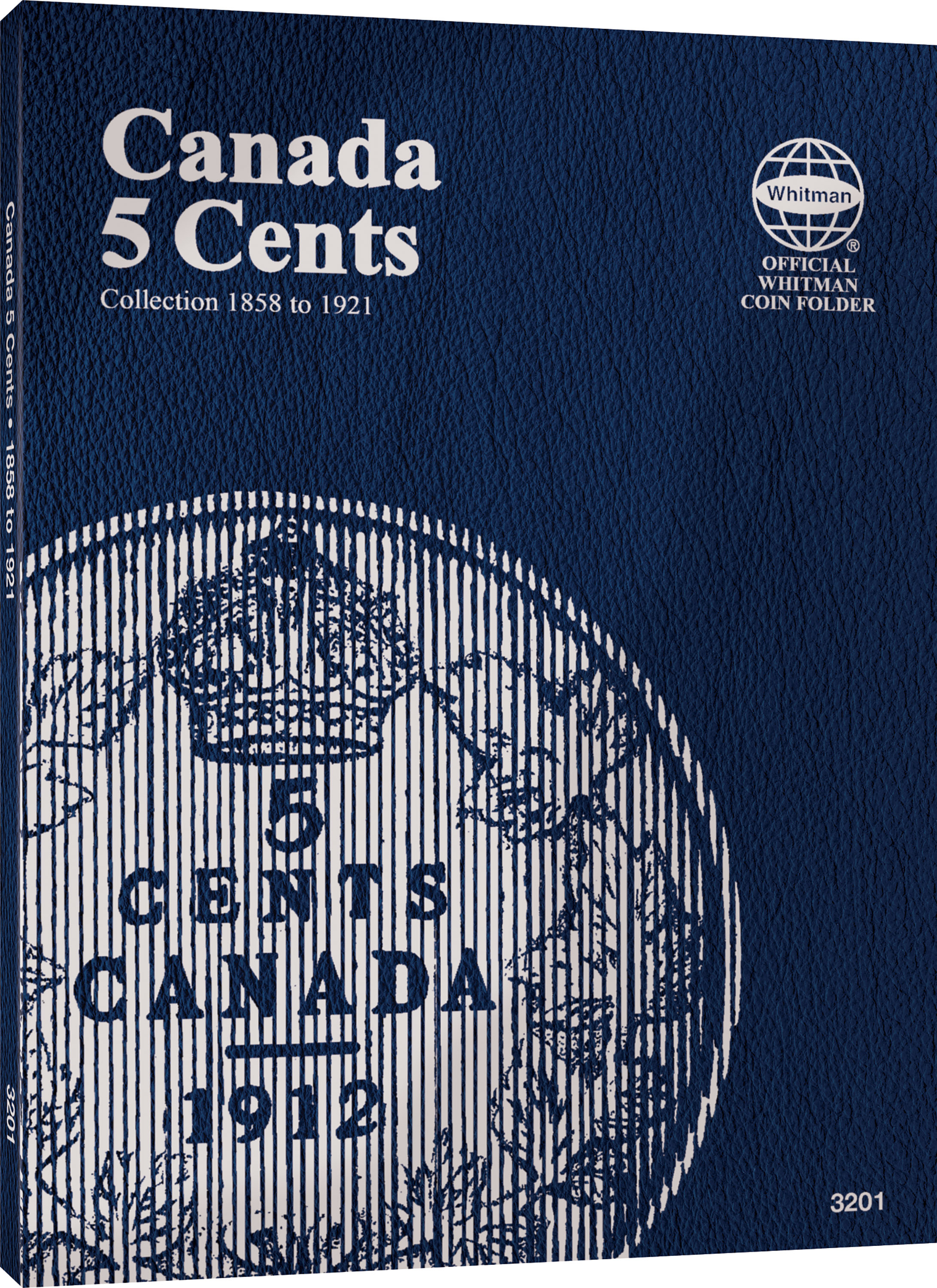 Official Whitman® Coin Folder – Canada Silver Nickels (5 Cents): 1858-1921 – Coin folder (Blue)