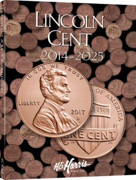H.E. Harris® Coin Folder – Lincoln Cents Collection #4: Starting 2014 – Coin folder