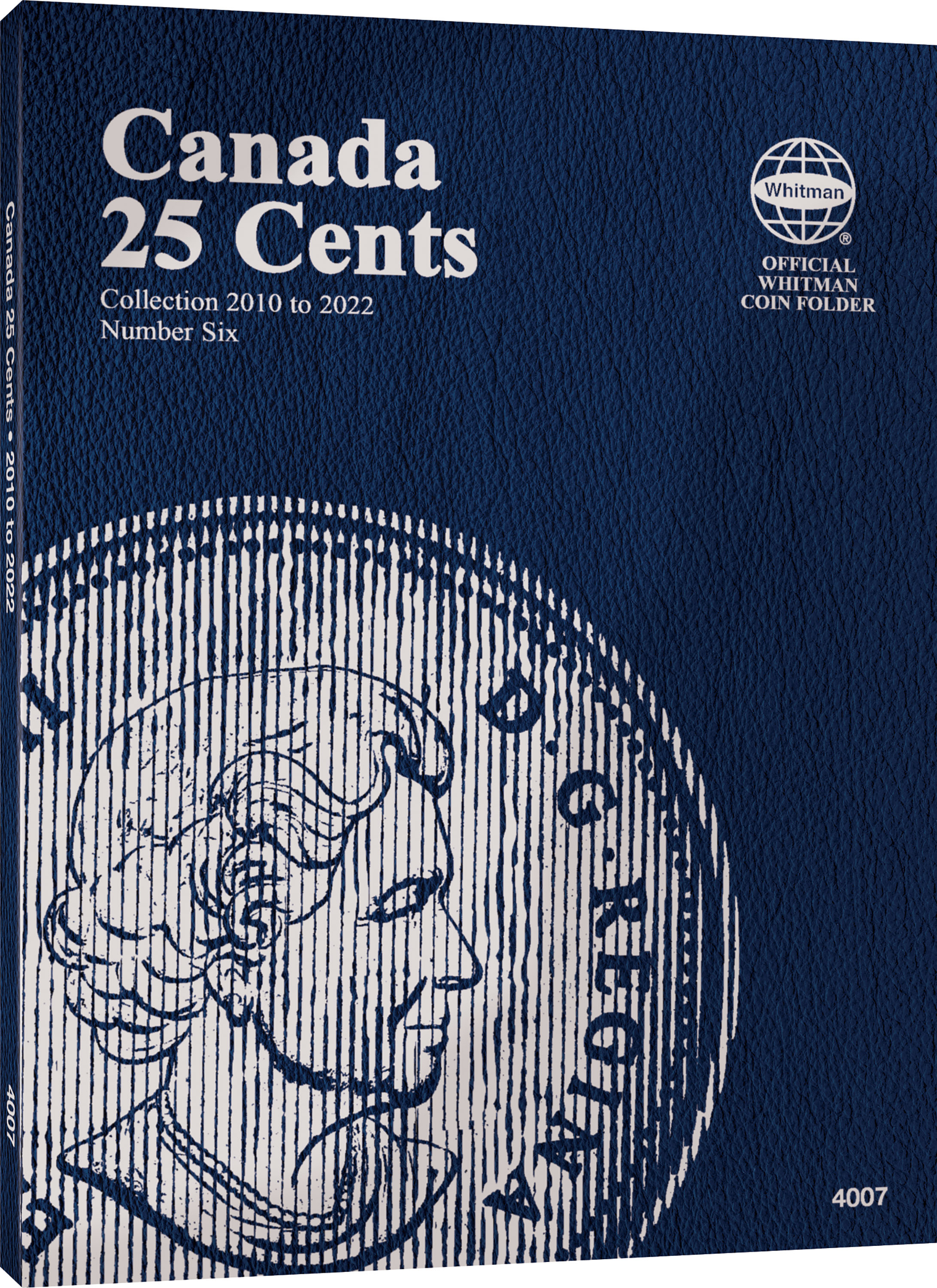 Official Whitman® Coin Folder – Canada Quarters (25 Cents) Collection #6: Starting 2010-2022 – Coin folder (Blue)
