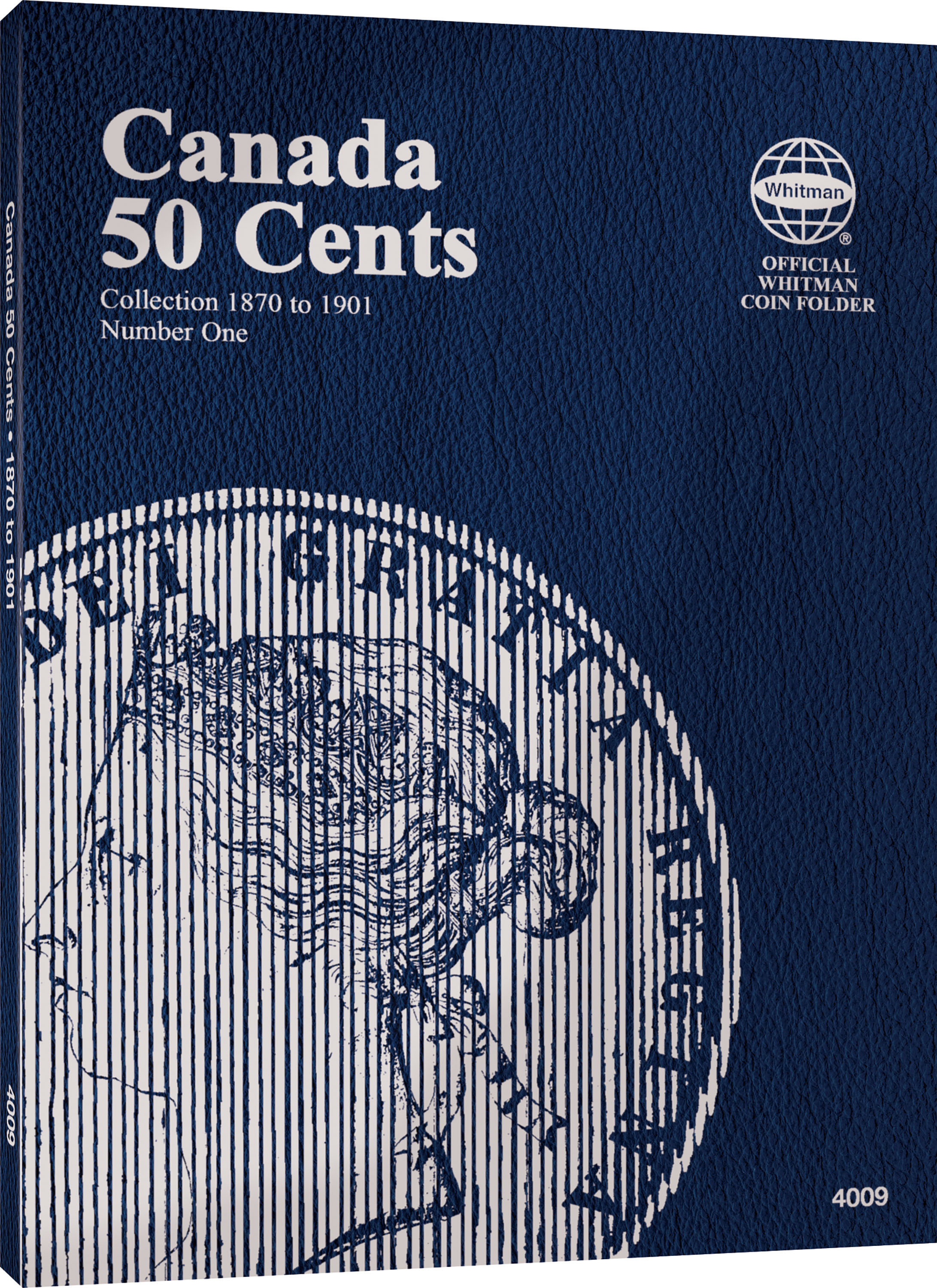 Official Whitman® Coin Folder – Canada Half Dollars (50 Cents) Collection #1: 1870-1901 – Coin folder (Blue)