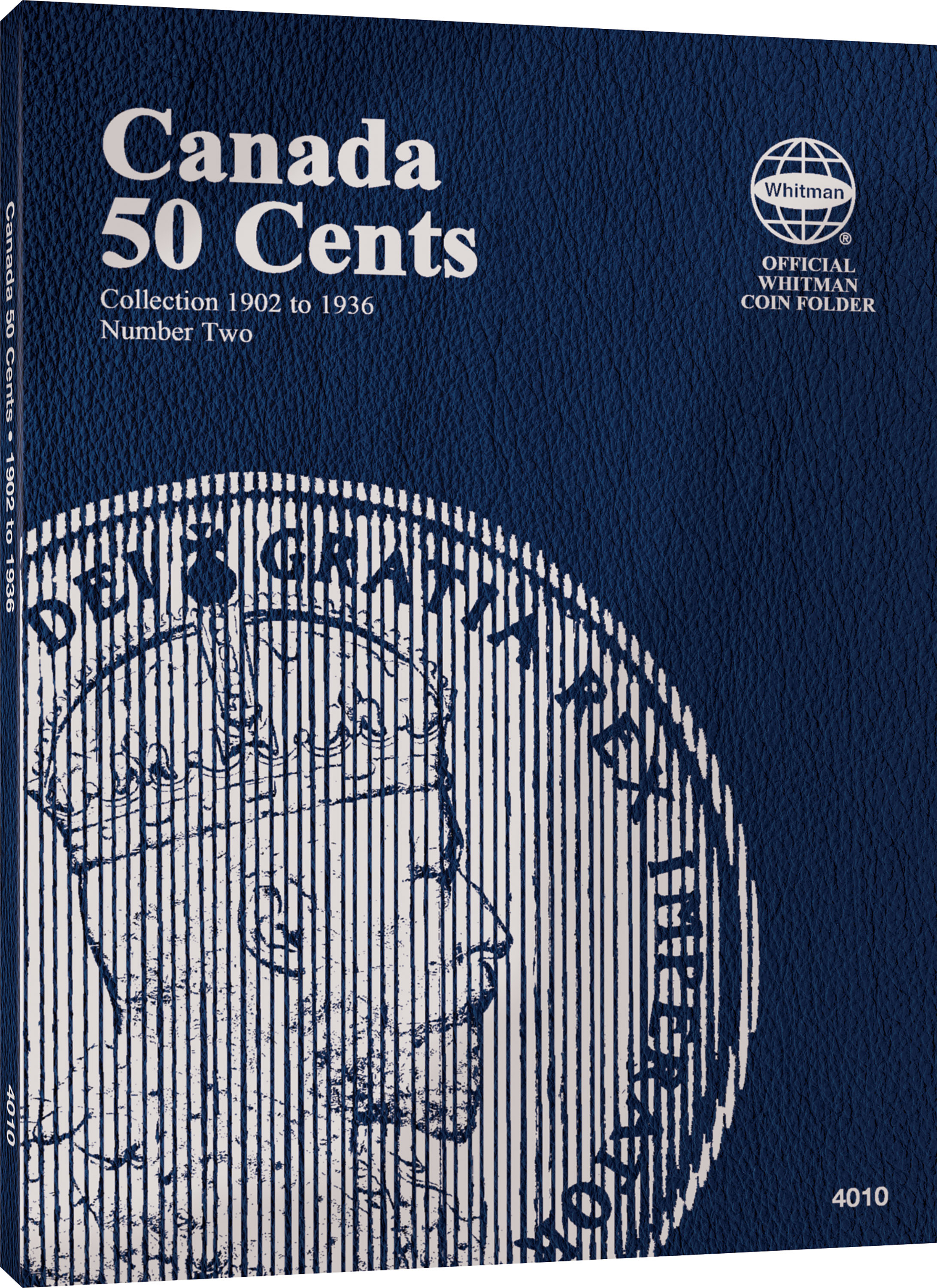 Official Whitman® Coin Folder – Canada Half Dollars (50 Cents) #2: 1902-1936 – Coin folder (Blue)