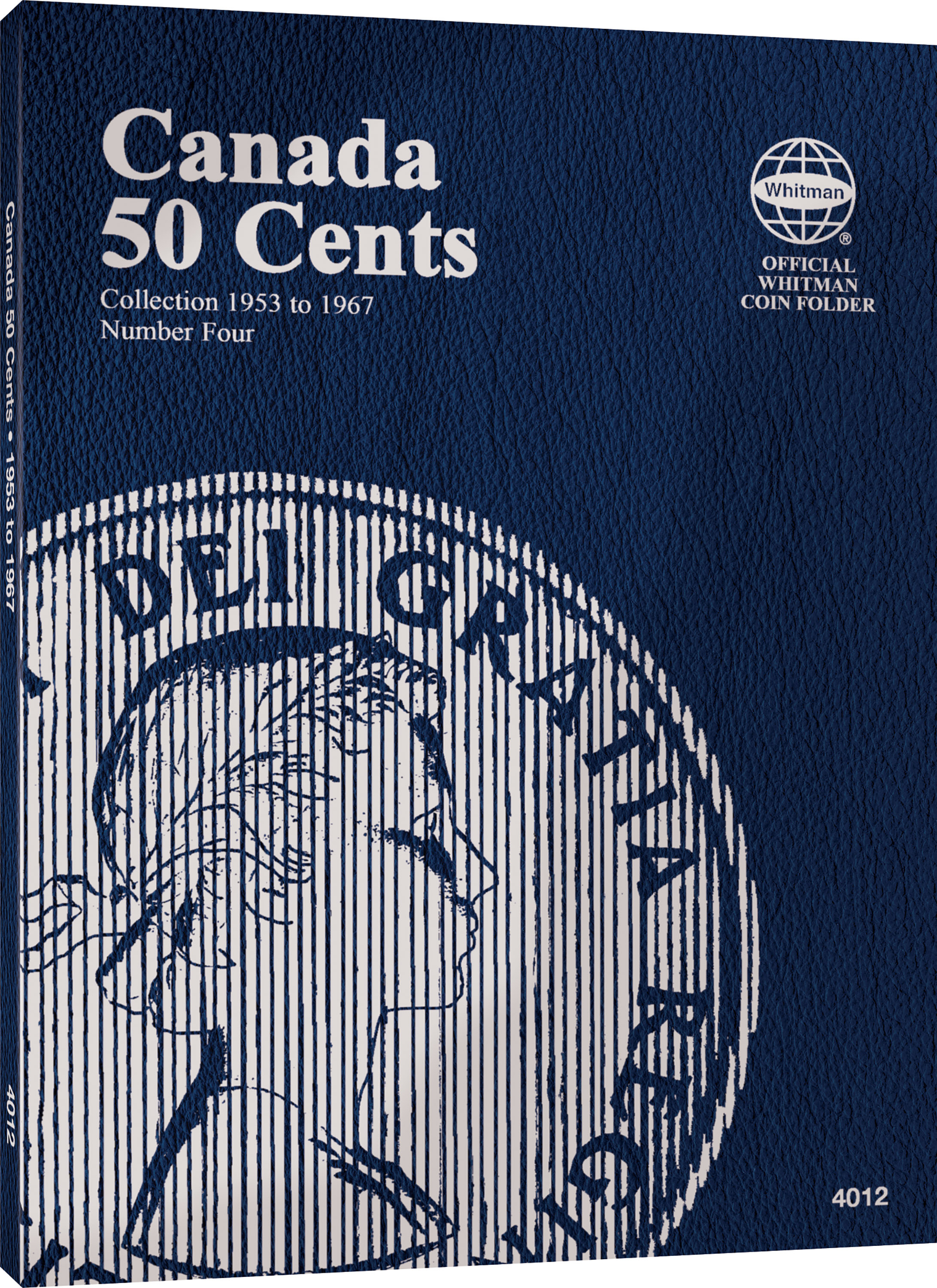 Official Whitman® Coin Folder – Canada Half Dollars (50 Cents) Collection #4: 1953-1967 – Coin folder (Blue)