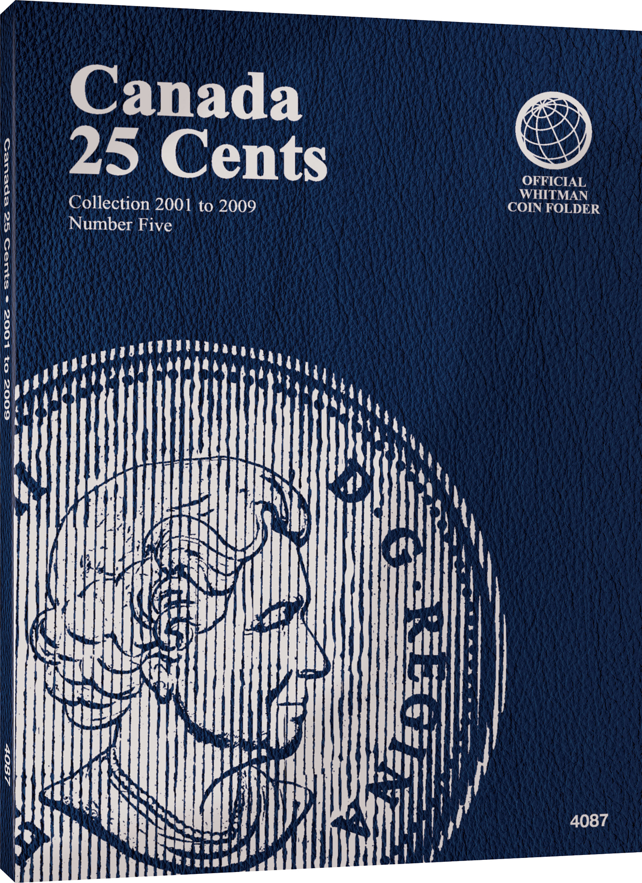 Official Whitman® Coin Folder – Canada Quarters (25 Cents) Collection #5: 2001-2009 – Coin folder (Blue)
