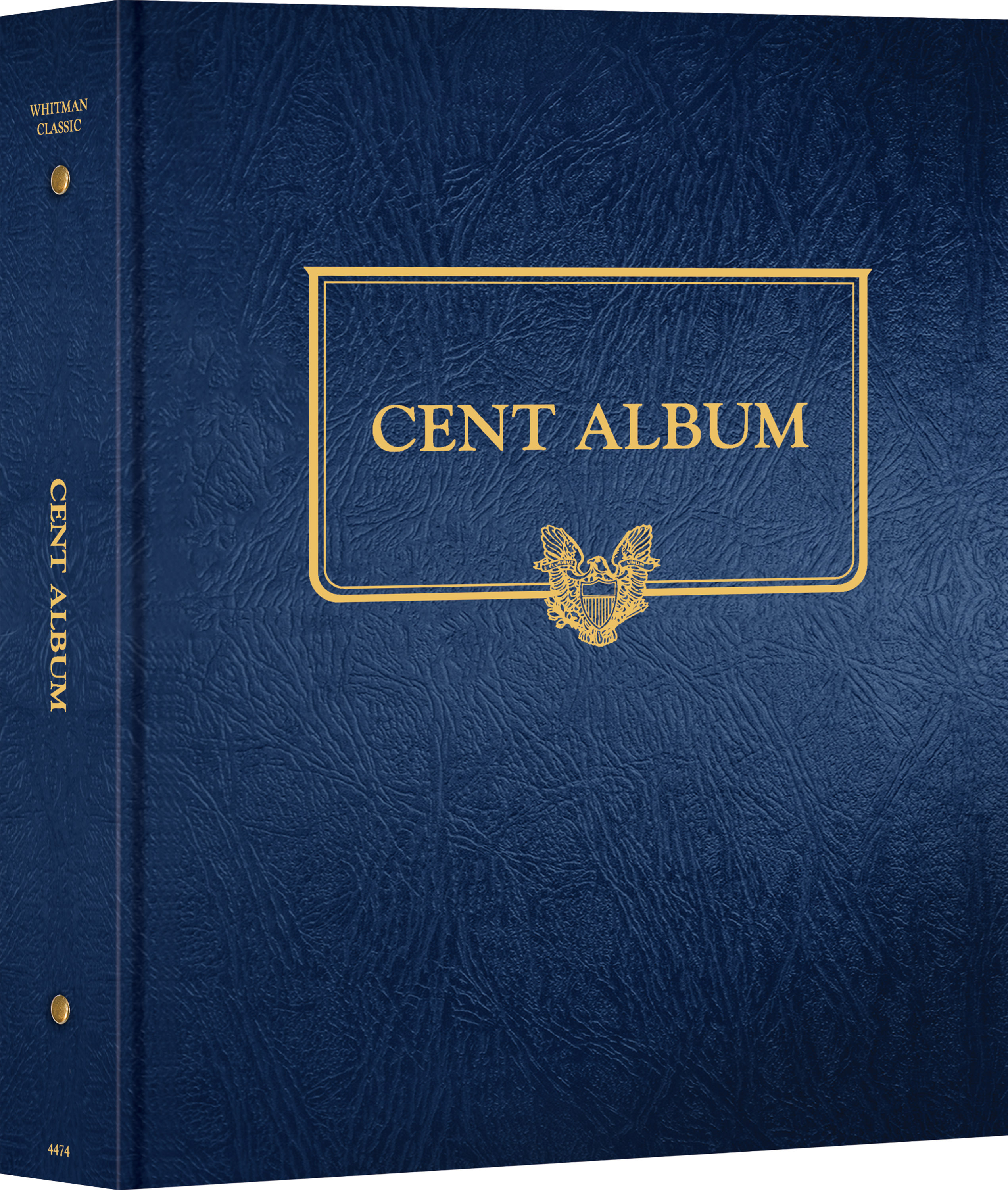 Whitman Classic® Coin Album – U.S. Cents: Plain, No Dates (Includes Blank Pages) – Coin Album (Blue)